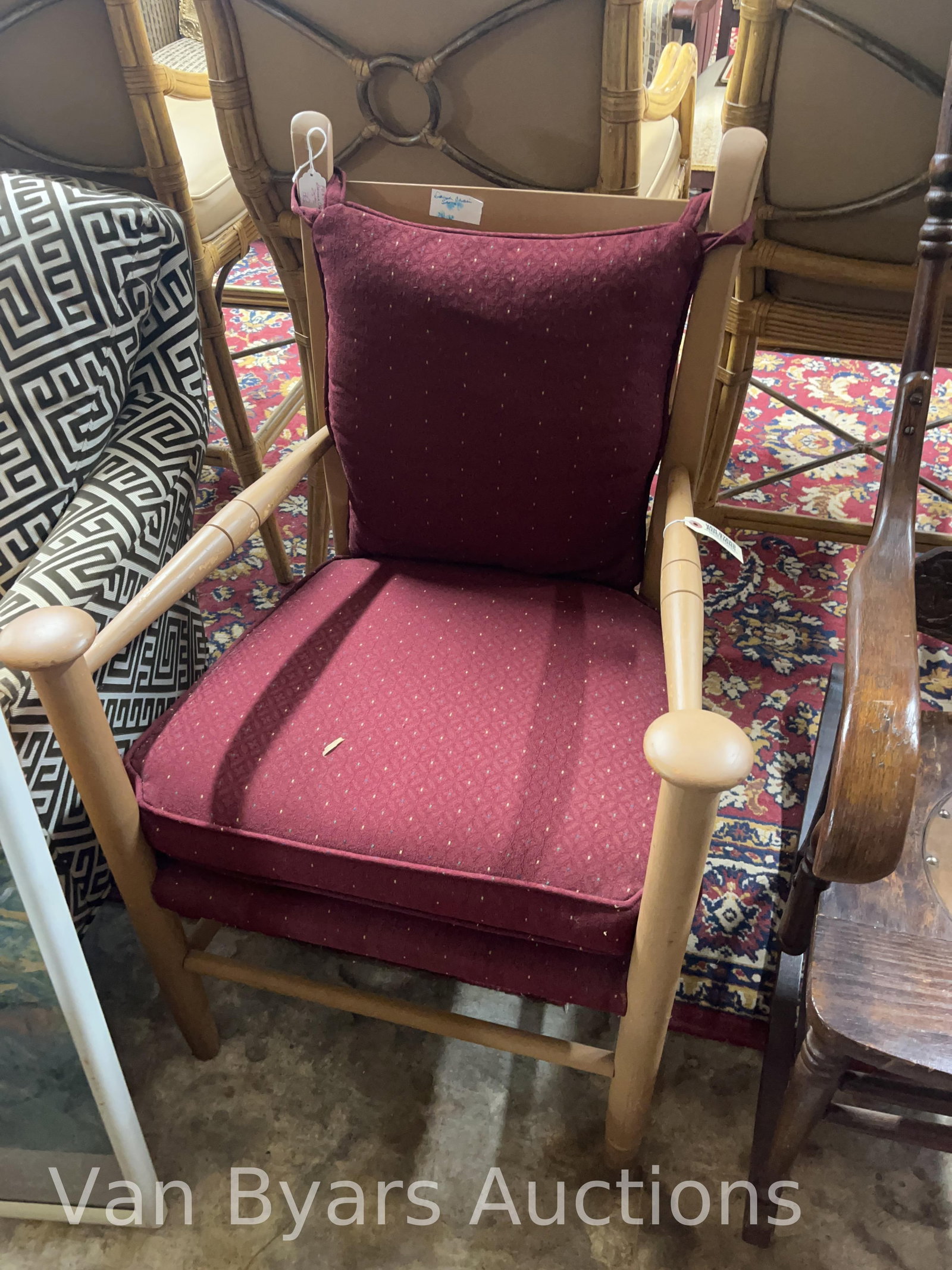 Side Chair, INV. 4029: Approx. 35 x 23.5 x 22 inches.