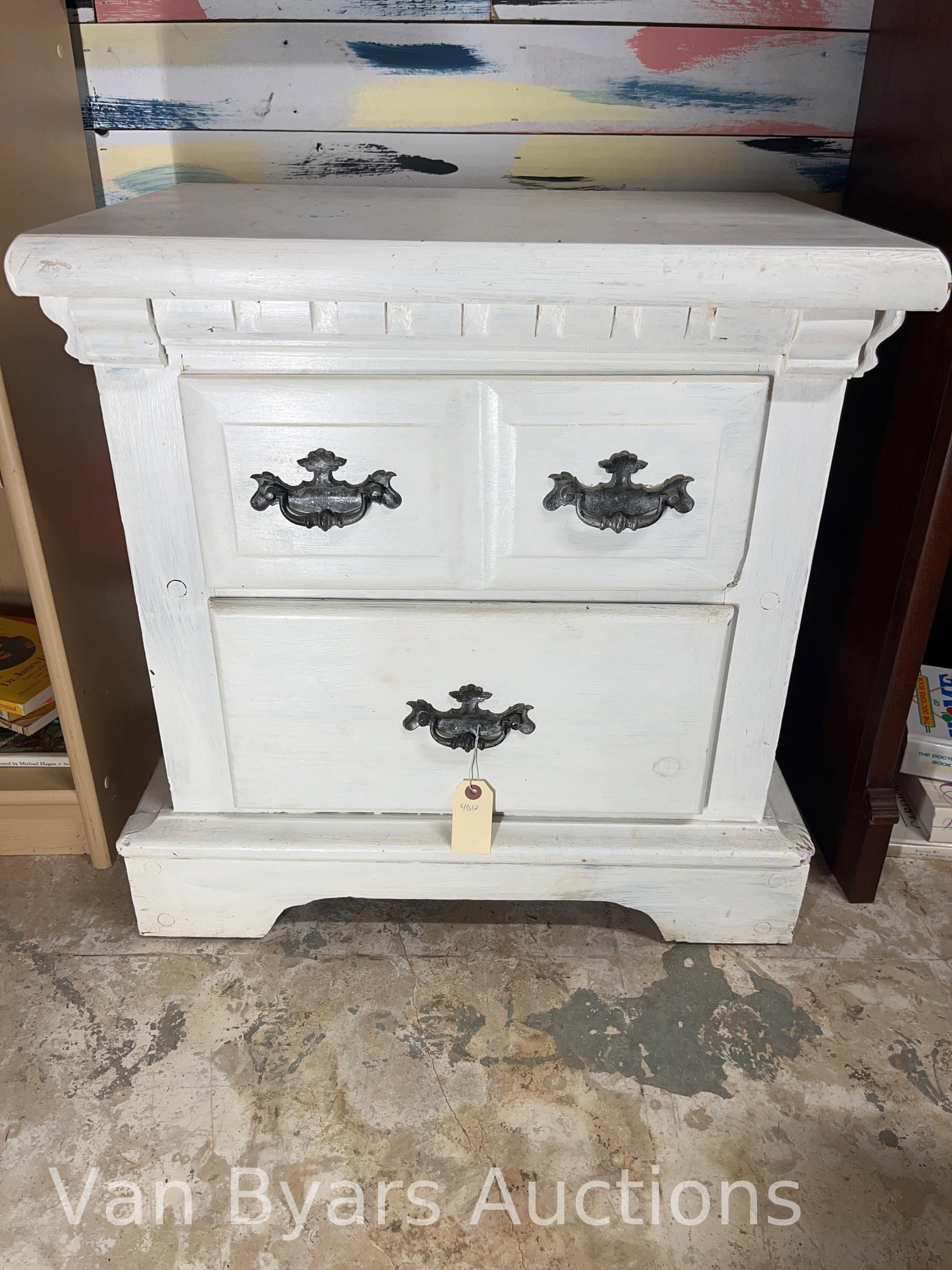 Night Stand, INV, 4012: Approx. 25 x 24 x 16 inches. 