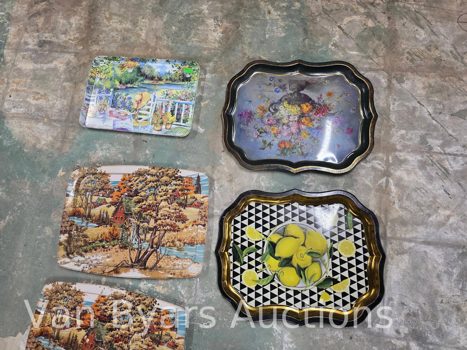 Enamelware and Trays, INV. 2204 - 6