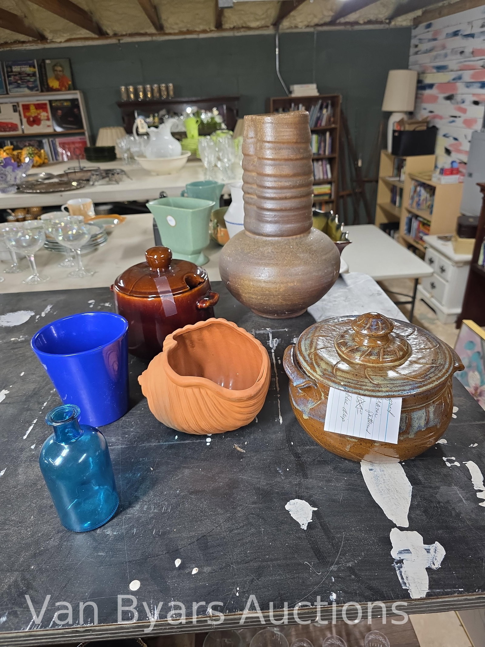Hand thrown folk pottery and more, INV. 2322 - 2