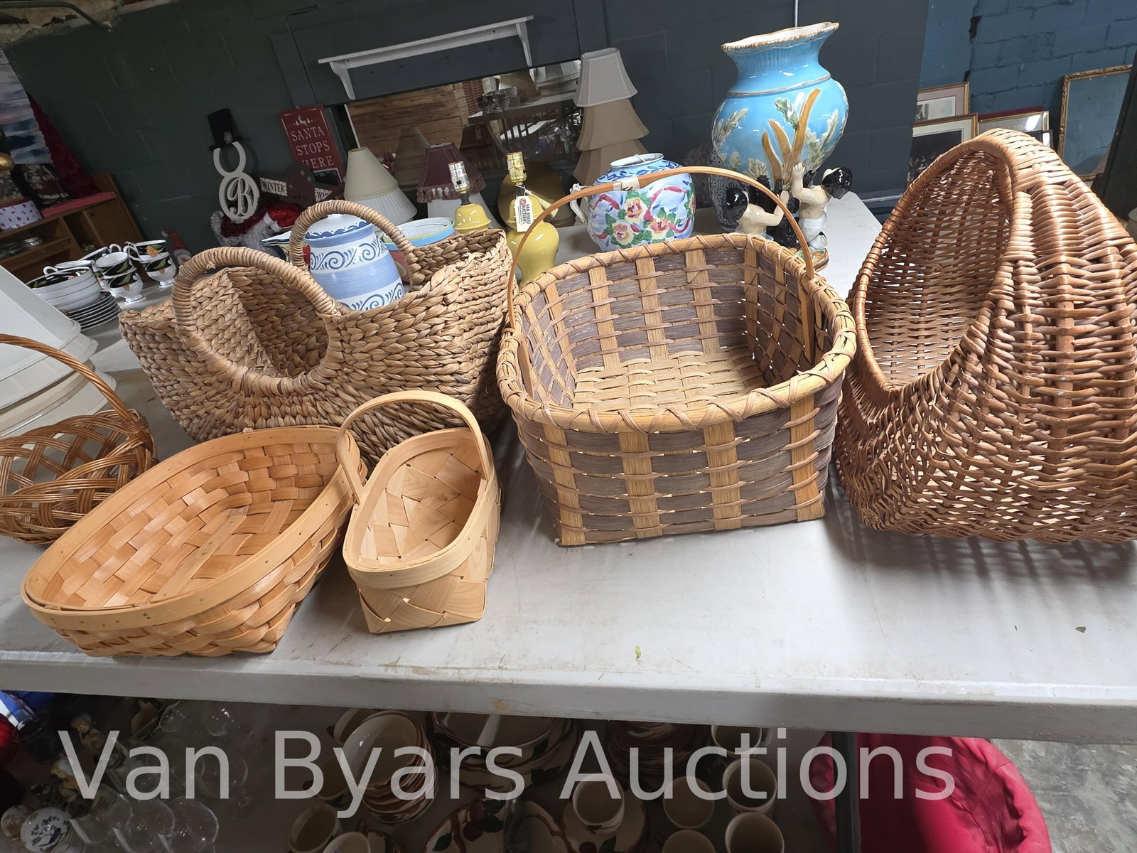 Six Assorted Baskets, INV. 4045: Six Assorted Baskets, INV. 4045