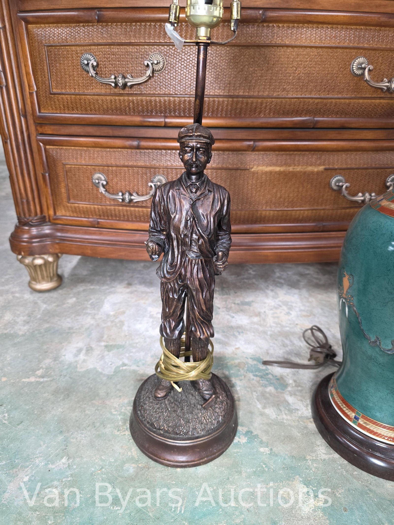 2 golf themed lamps, INV. 2329 - 3
