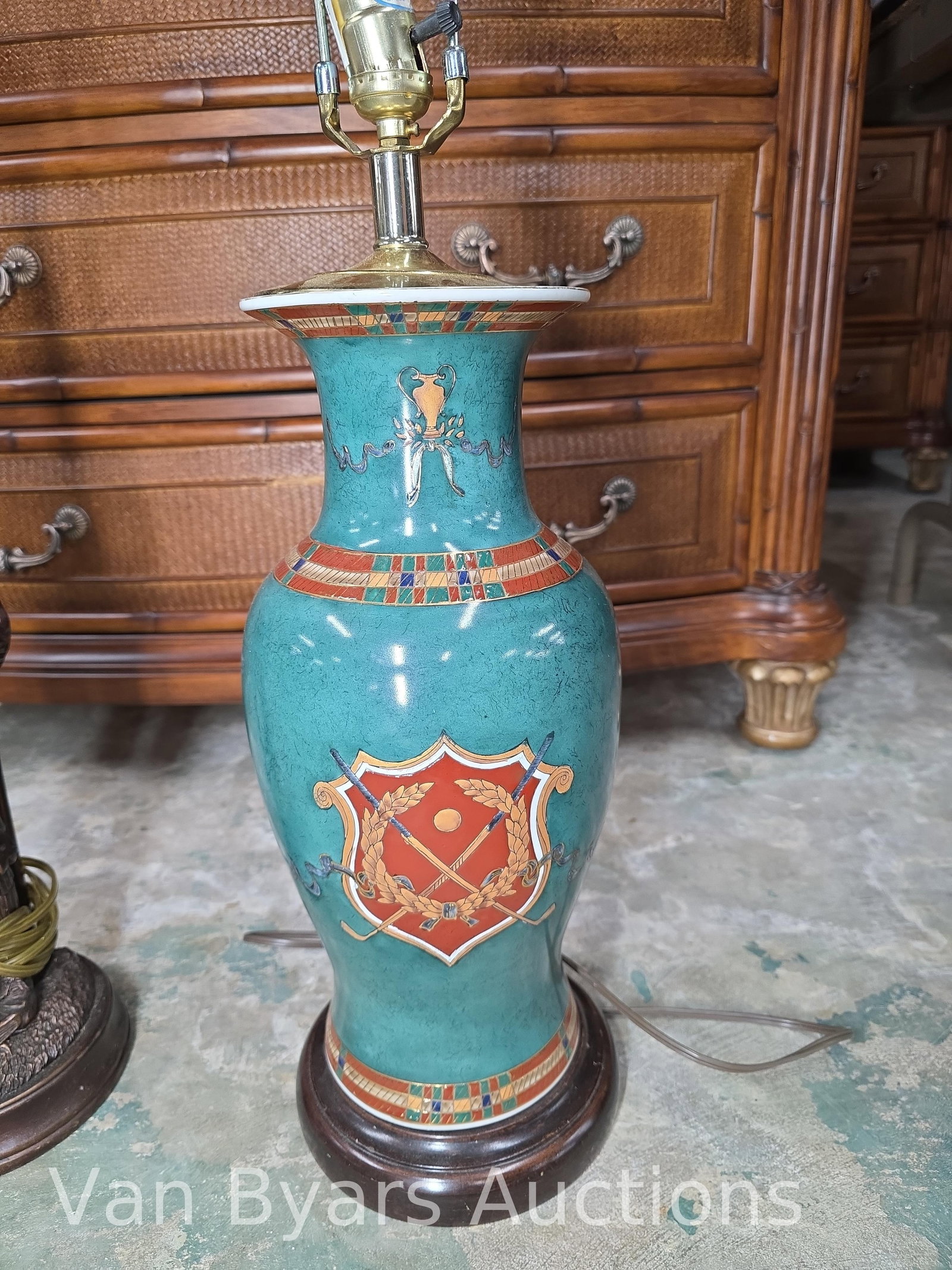 2 golf themed lamps, INV. 2329 - 4