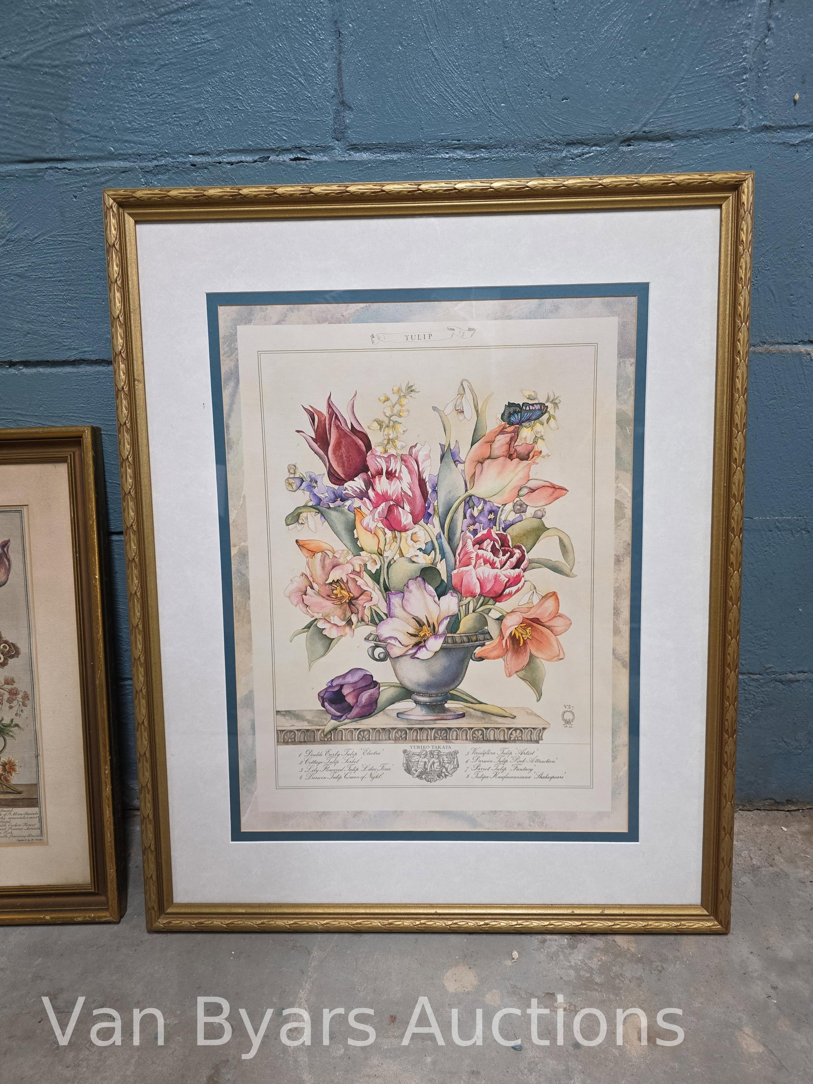 Three Floral Scenes, incl. GlyndaTurley, INV. 2161 - 4