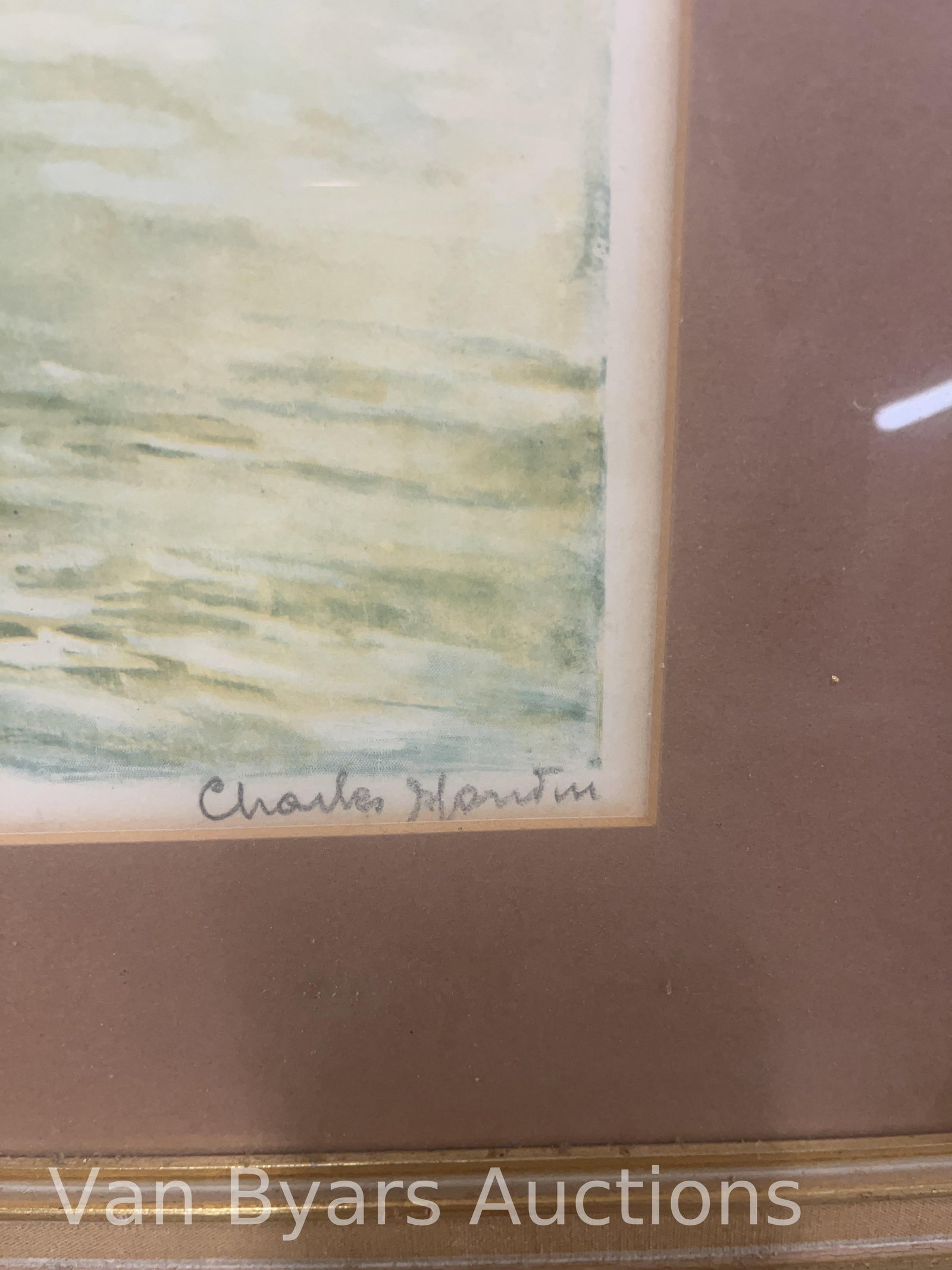 Signed Charles Martin Print, INV. 2267 - 2