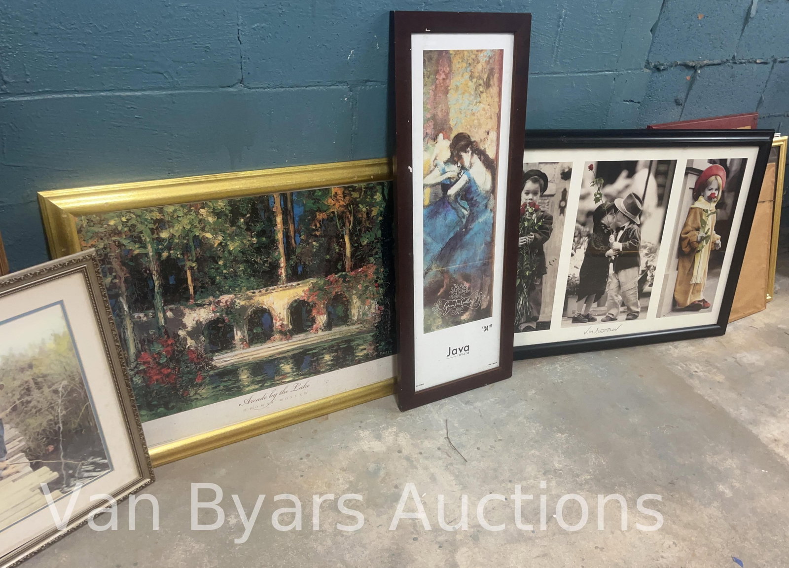 Four Framed Posters, INV. 2300: Largest approx. 39.5 x 28.5 x 1.5 inches.