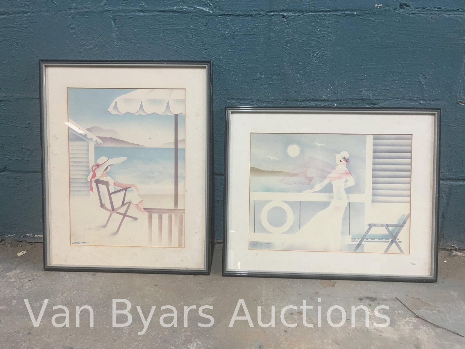Two Contemporary Artworks, INV. 2282: Largest approx. 16.5 x 20.5 x 0.5 inches