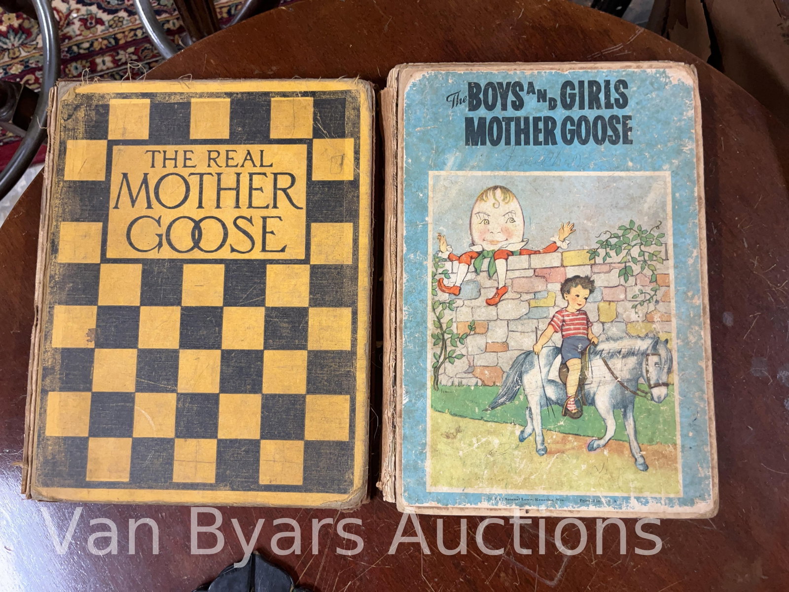 Two Mother Goose Vintage Books, INV. 2171 (1 of 4)