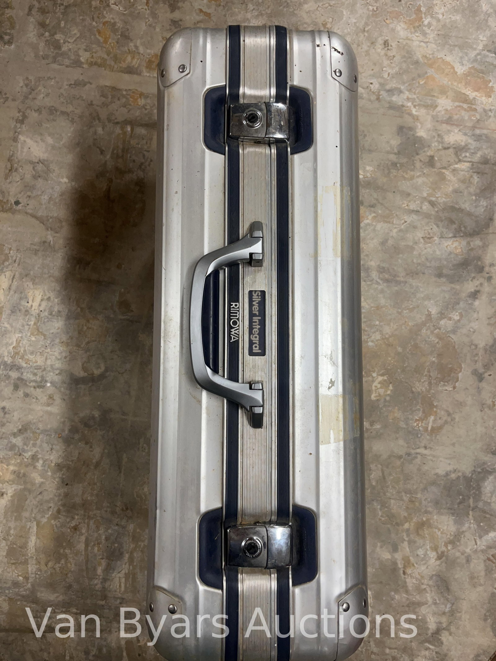 Vintage Rimowa Silver Integral Aluminum Suitcase, 2223 - 3