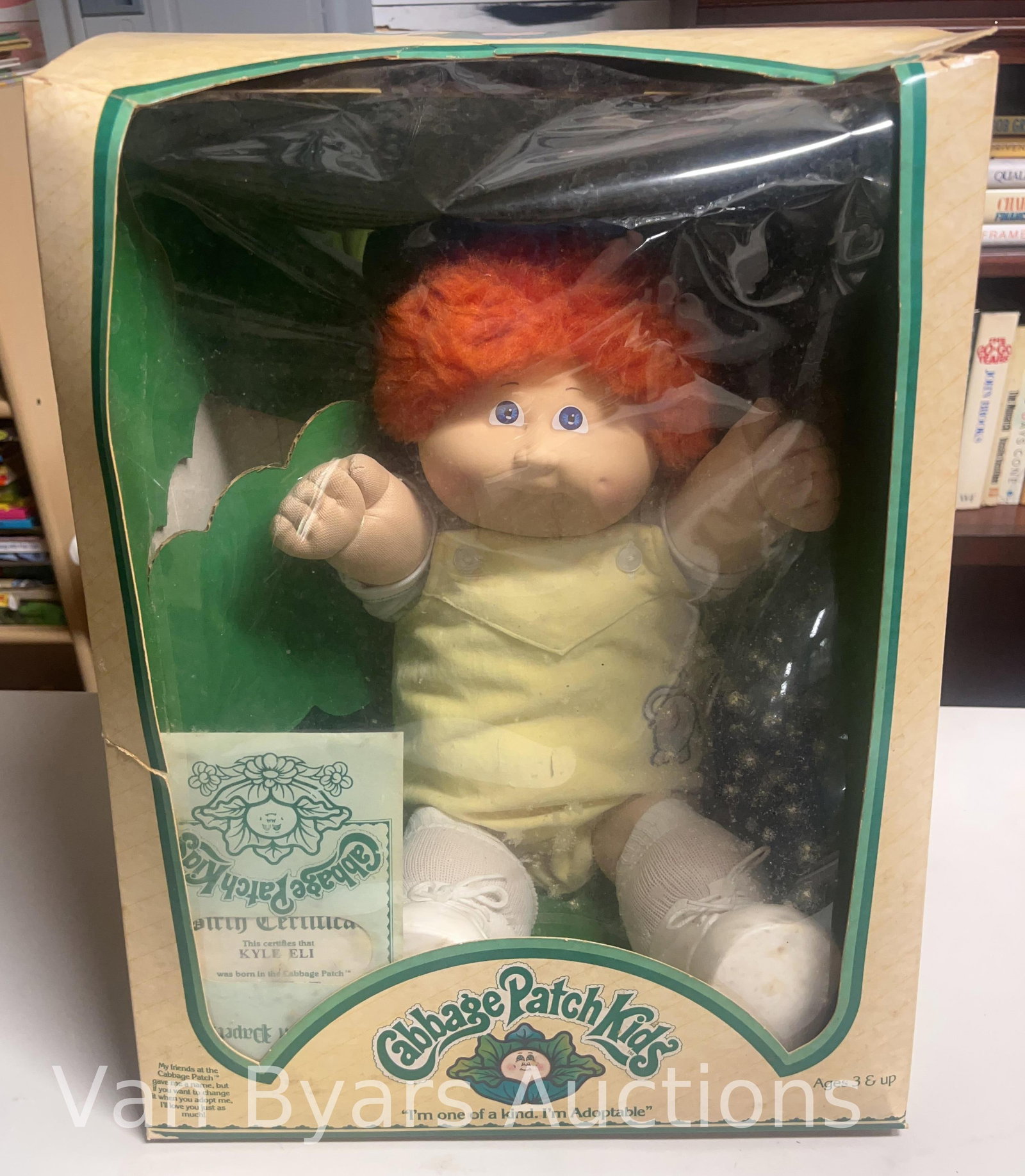 Cabbage Patch Kids Doll with Birth Certificate, INV. 2197: Cabbage Patch Kids Doll with Birth Certificate, INV. 2197