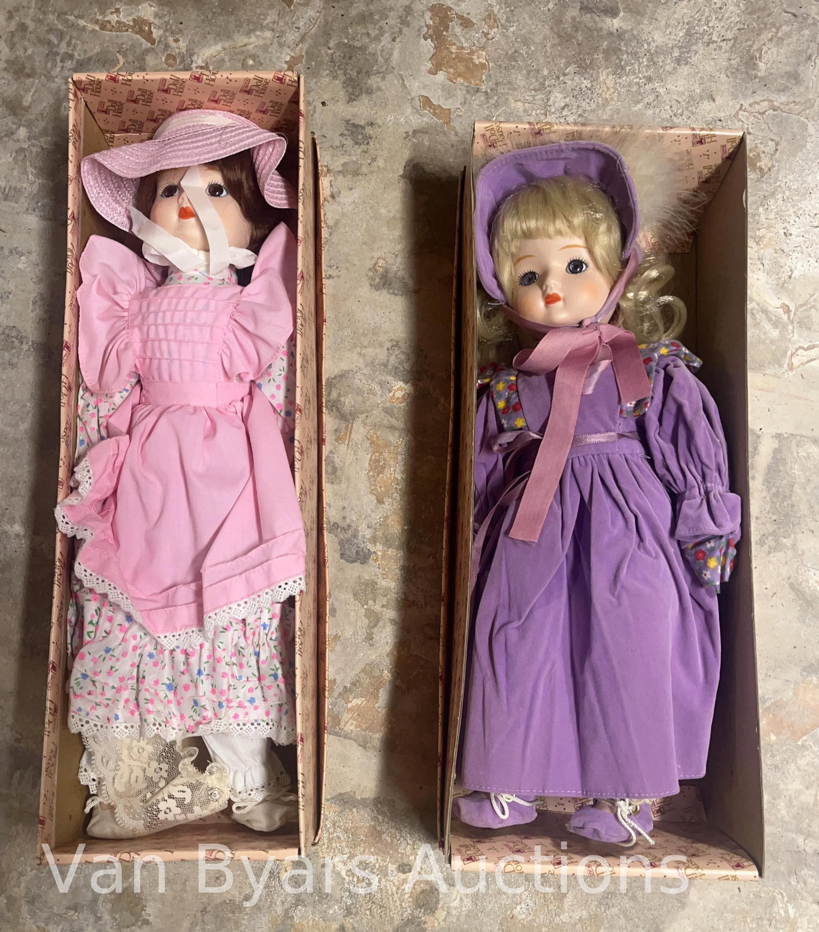 Two Doll House Dolls, INV. 2201 (1 of 1)