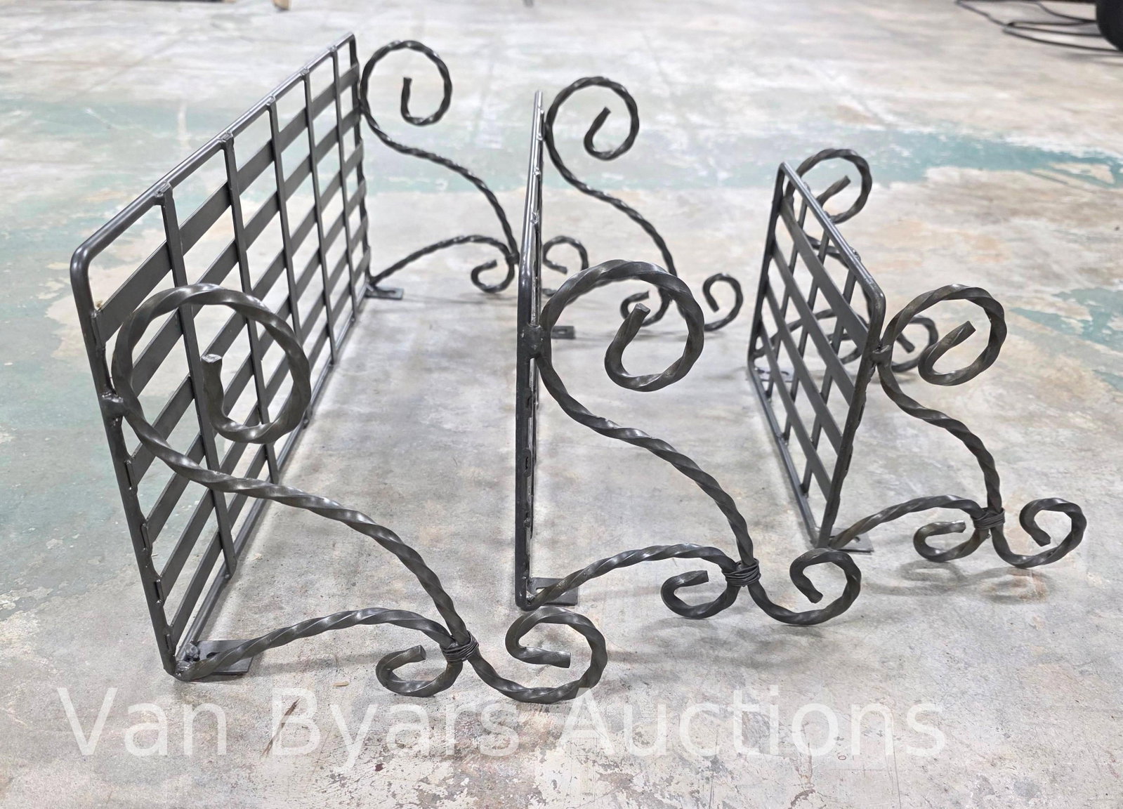 Matching Wall Shelves, INV. 4004: Largest 20 x 8 x 8 inches.