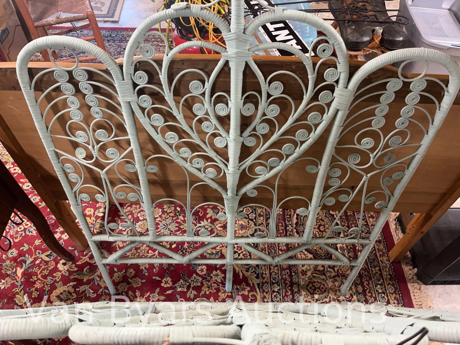 Twin Bead Matching Headboard and Footboard, INV. 4015 - 2