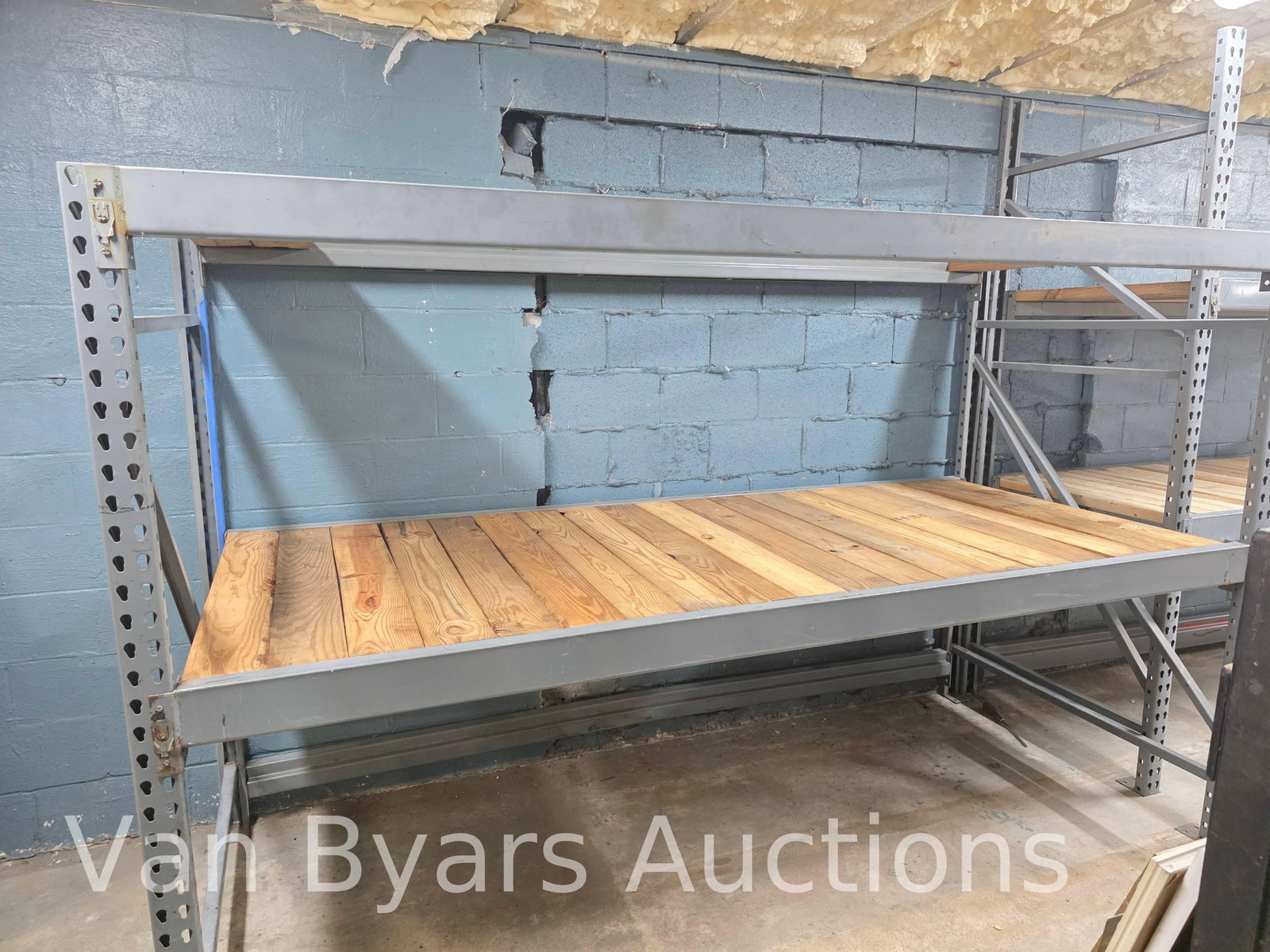Pallet Rack, INV. 4049: Buyer will need to disassemble. Approx. 72 x 114 x 48.5 inches