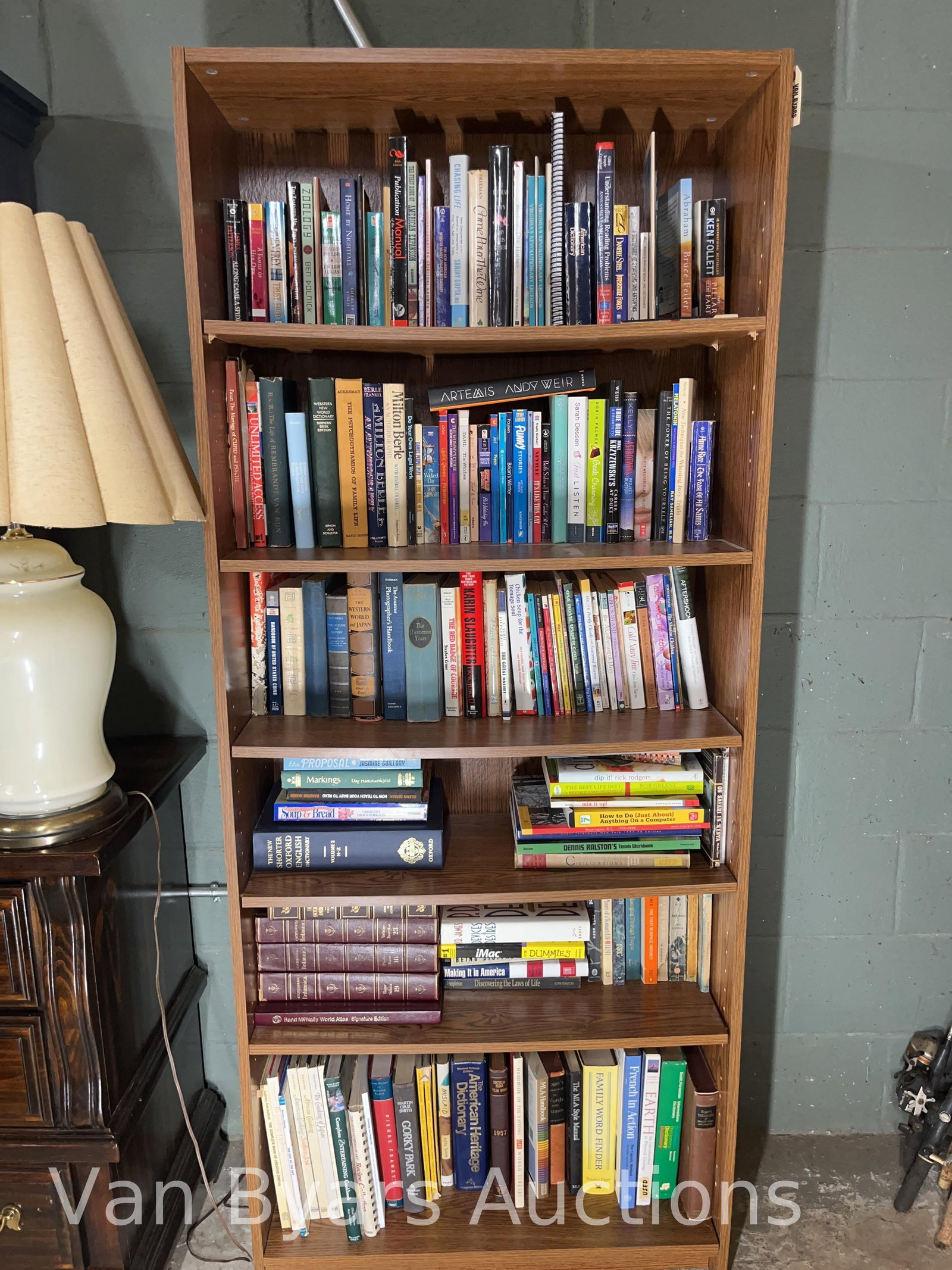Three Shelving Units / Bookcases, INV. 4011: Not including contents. Approx. of largest 72 x 30 x 12 inches.