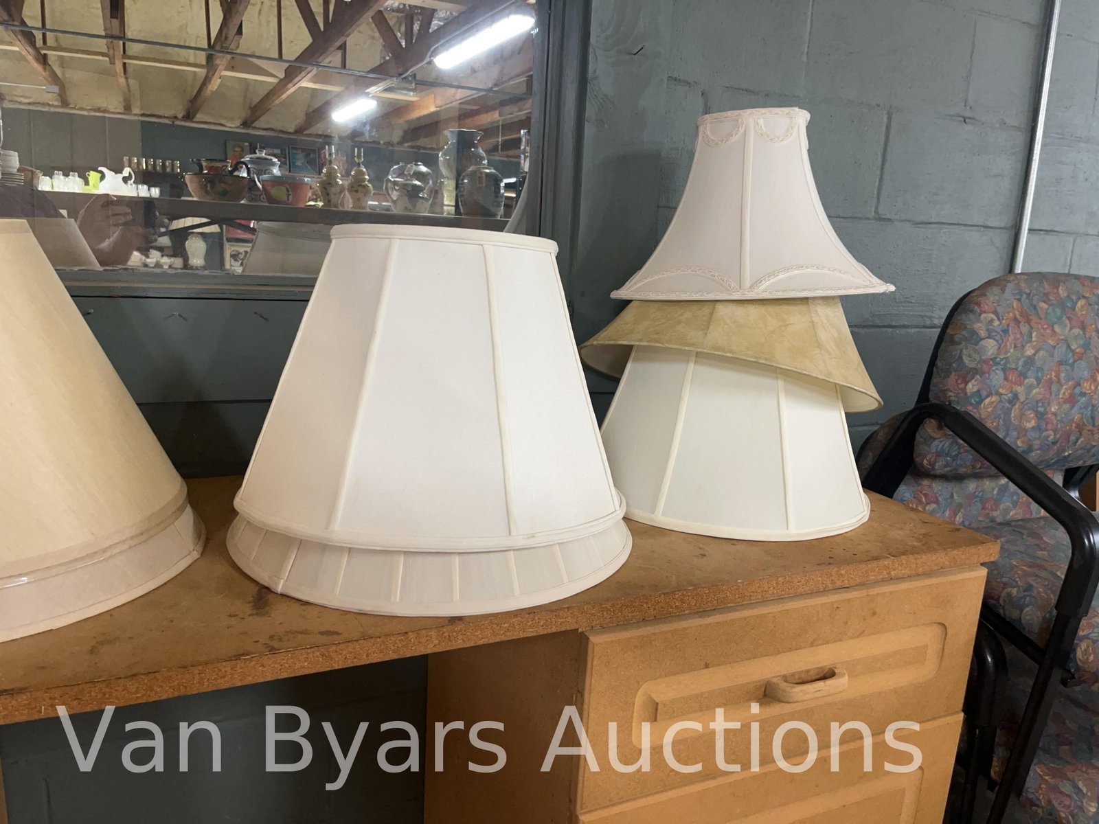 Lampshade Assortment, 10 pieces, INV. 4036: Lampshade Assortment, 10 pieces, INV. 4036