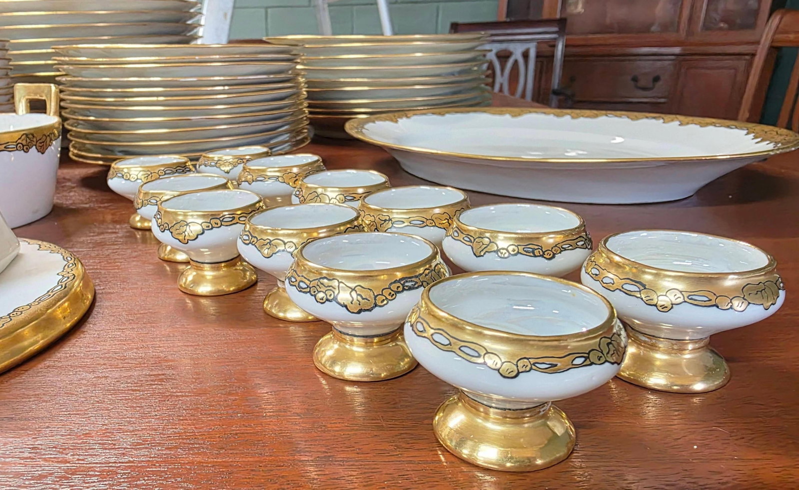 Rosenthal Donatello, 100 pieces, dinner and serving ware, INV. 1173: Rosenthal Donatello, 100 pieces