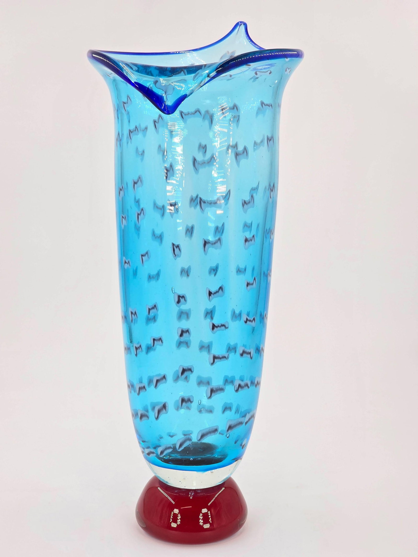 Murano Style Art Glass Vase, Confetti Design, INV. 1283 (1 of 6)