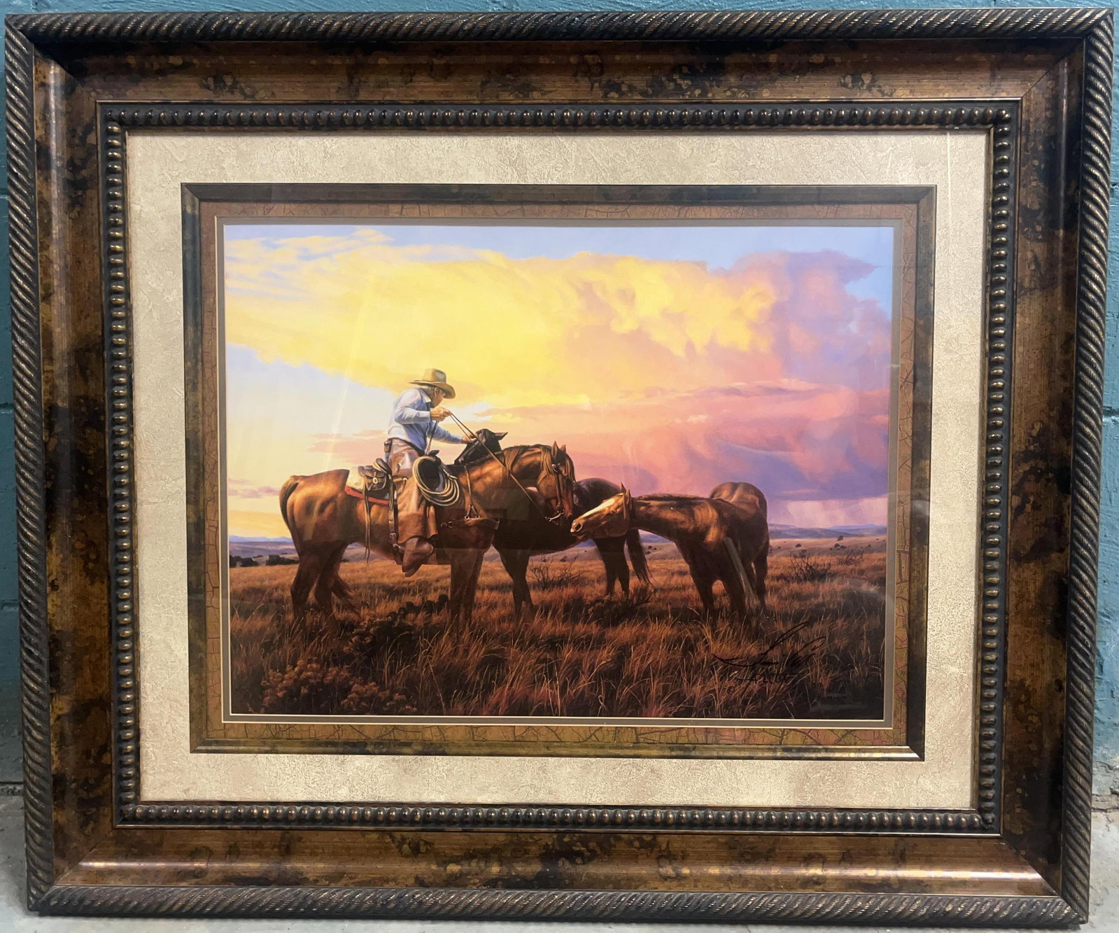 Signed Tim Cox "A Gentle Hand", Limited Edition Print, INV. 1296: Accompanied by a certificate of authenticity.? Signed to lower right. Approx. 310 x 6 3/4 x 2 1/8 inches.