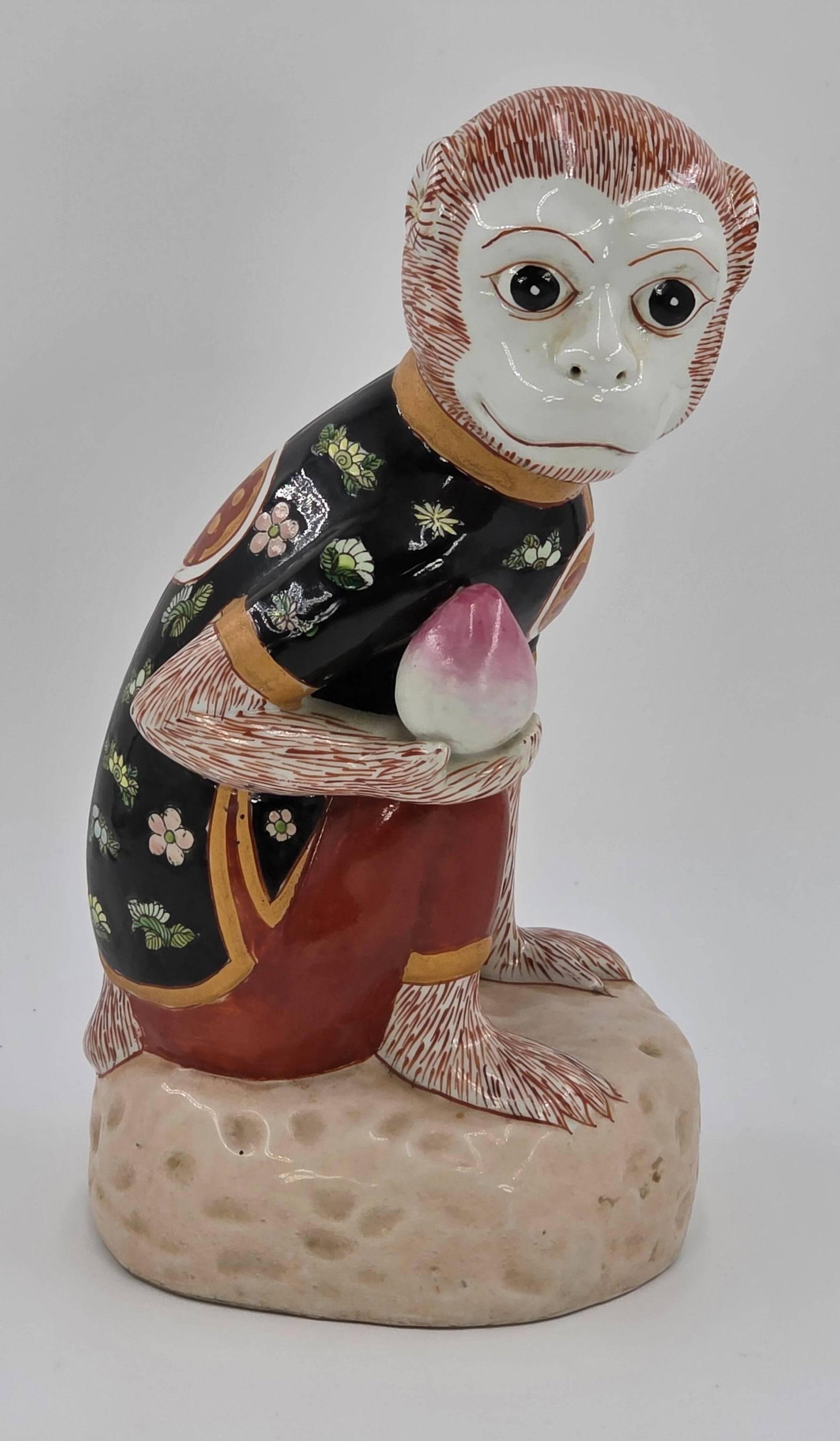 Andrea by Sadek Chinese Monkey, INV. 1178: Approx. height 10 3/4". With marking.