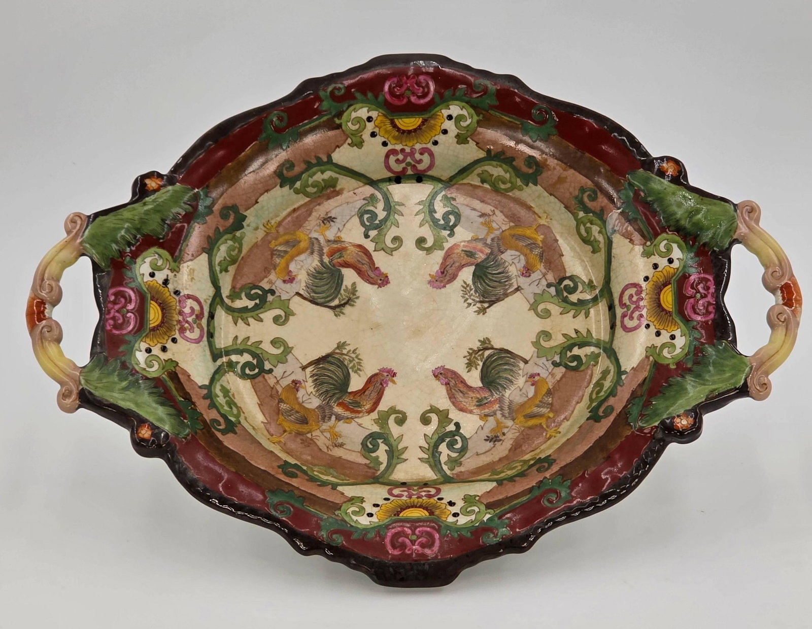 Chinese Huarong Tang Zhi Serving Tray, INV. 1179 (1 of 4)