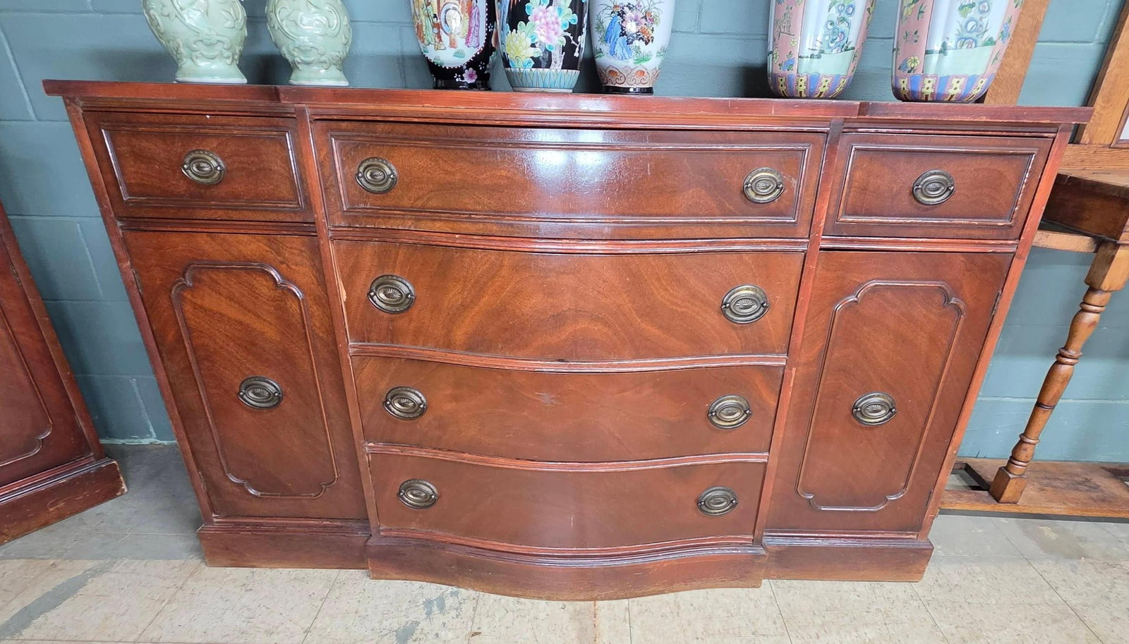Mahogany Buffet, Vintage, INV. 3017 (1 of 9)
