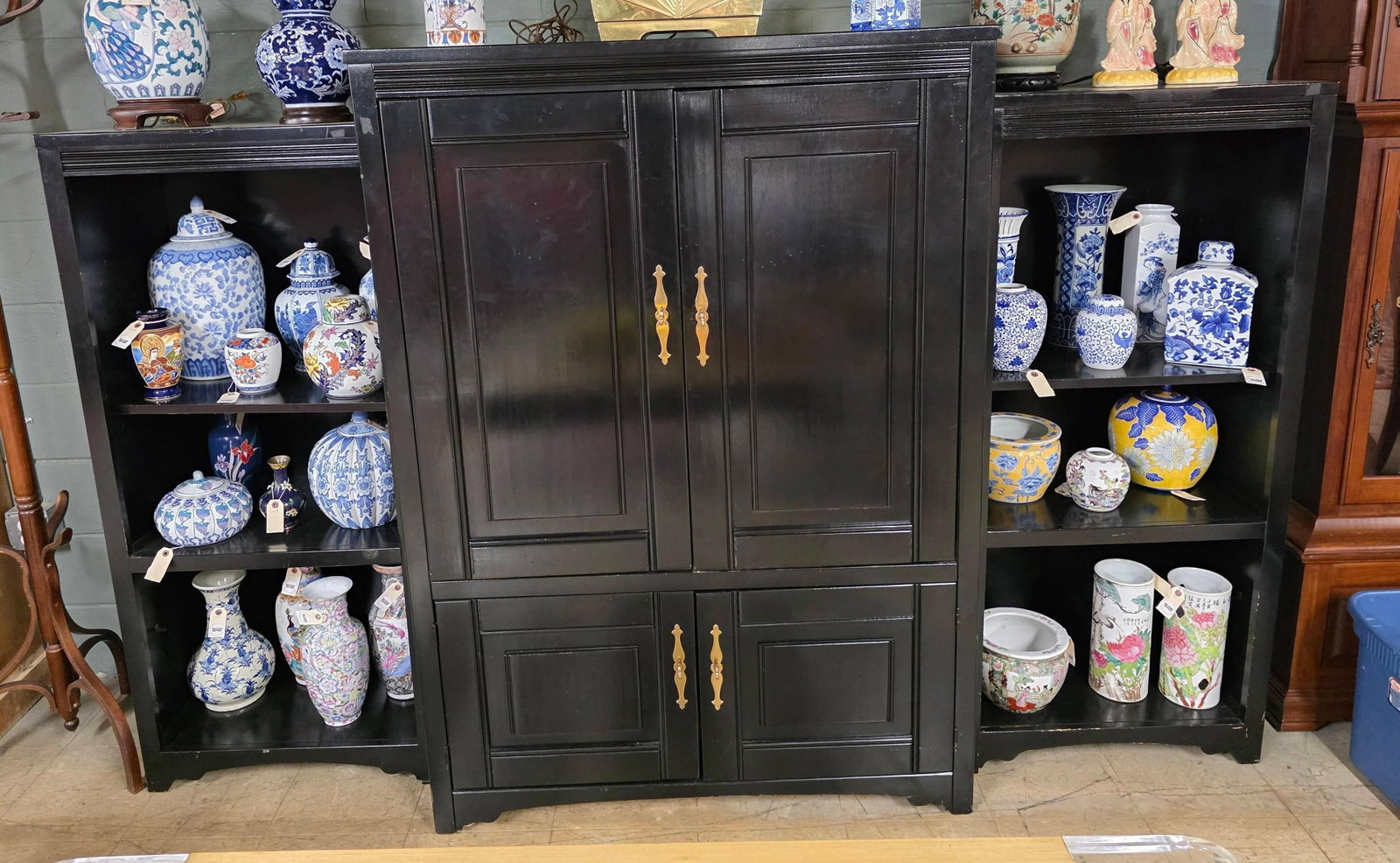 3 Piece TV Stand and Shelves, INV. 3009 (1 of 7)