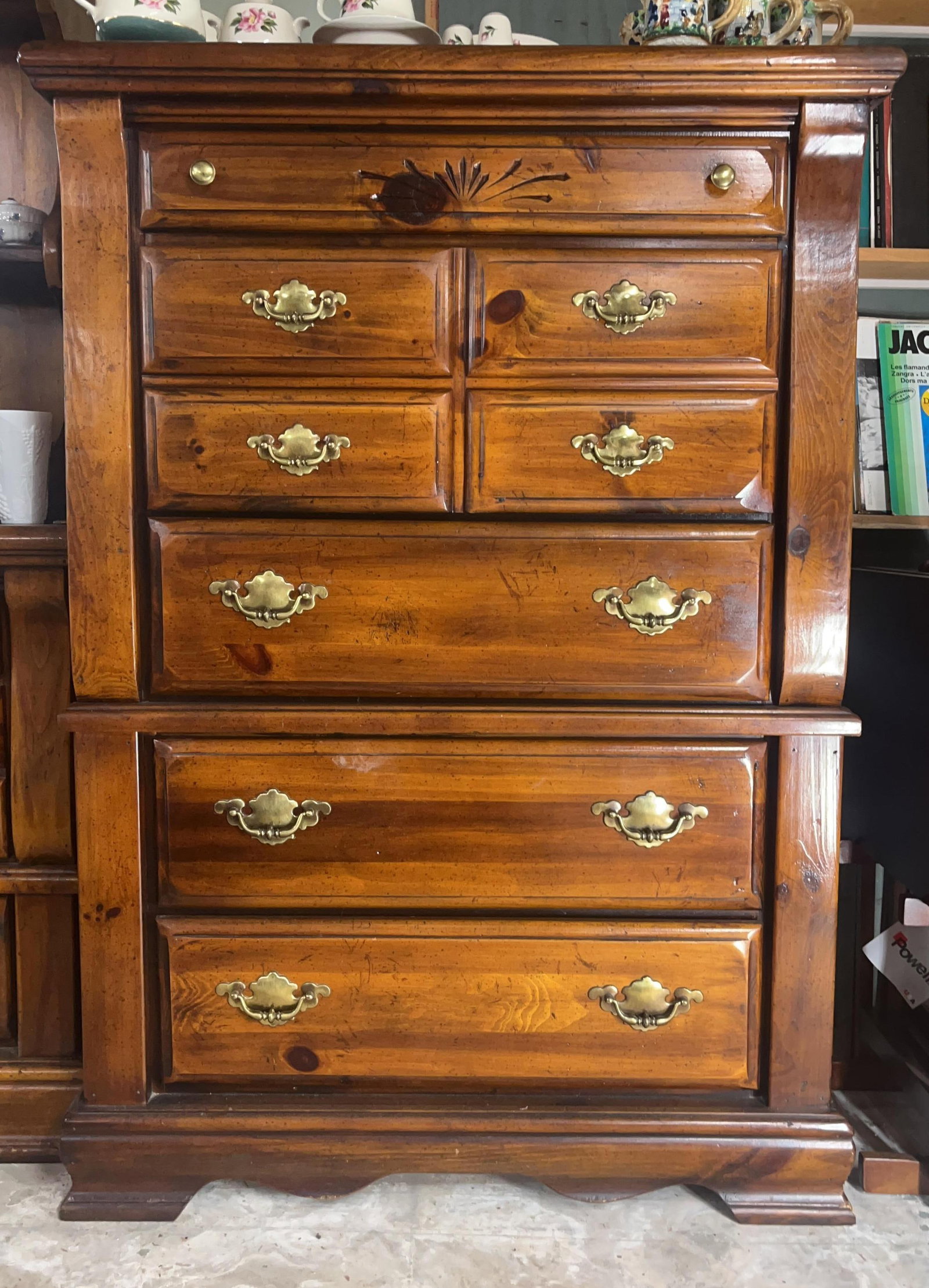 Wood Chest of Drawers, INV. 3029 (1 of 5)