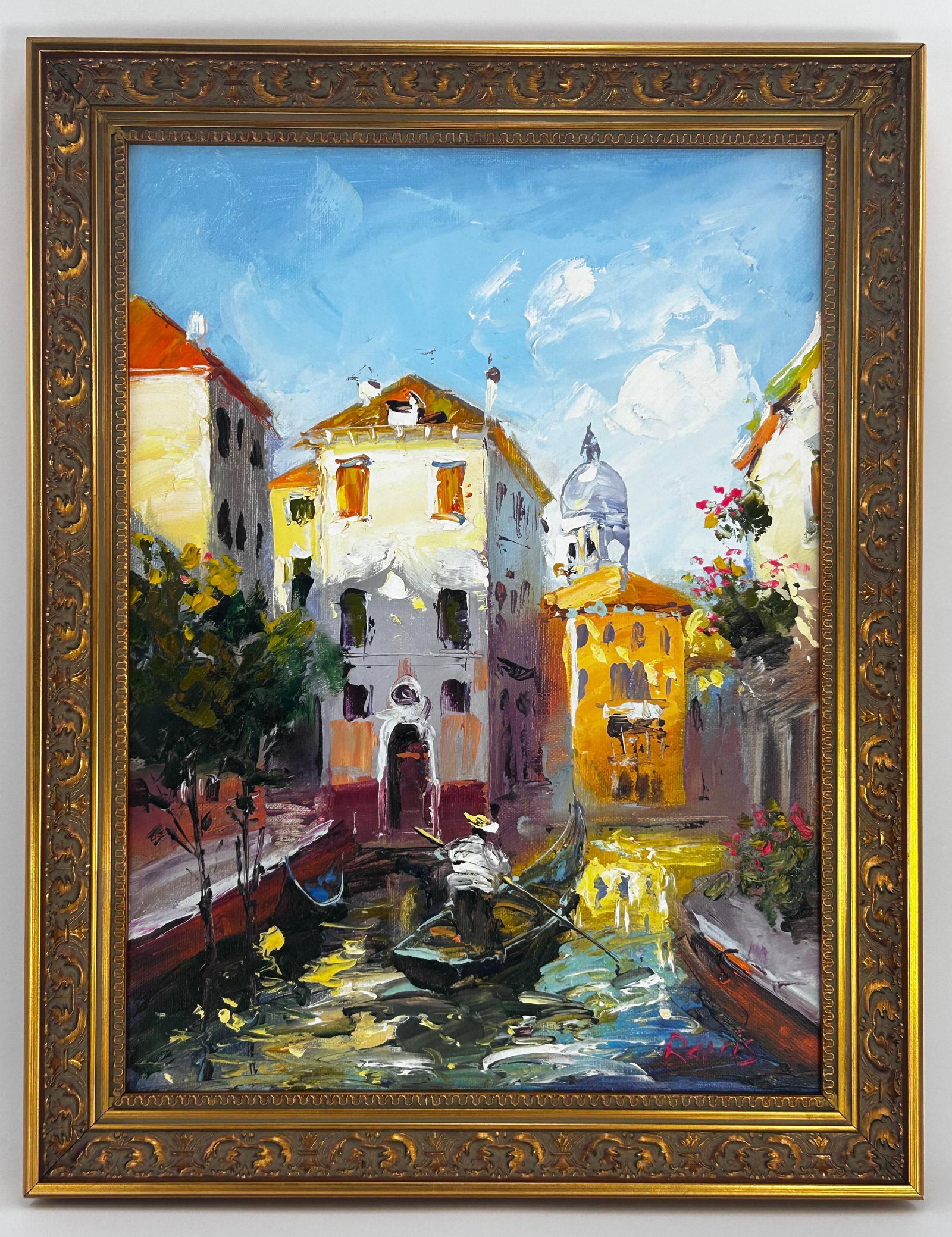 Ramis Abylmazhinov, Signed Oil on Canvas, INV. 158: Signed to lower right. Frame approx. 18.375 x 14.25 x 2 inches