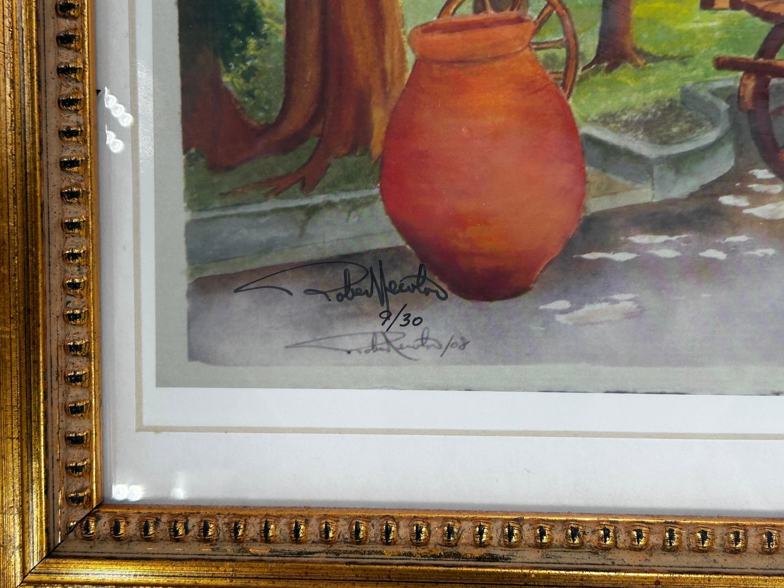 Robert Newton, Signed Print - 2
