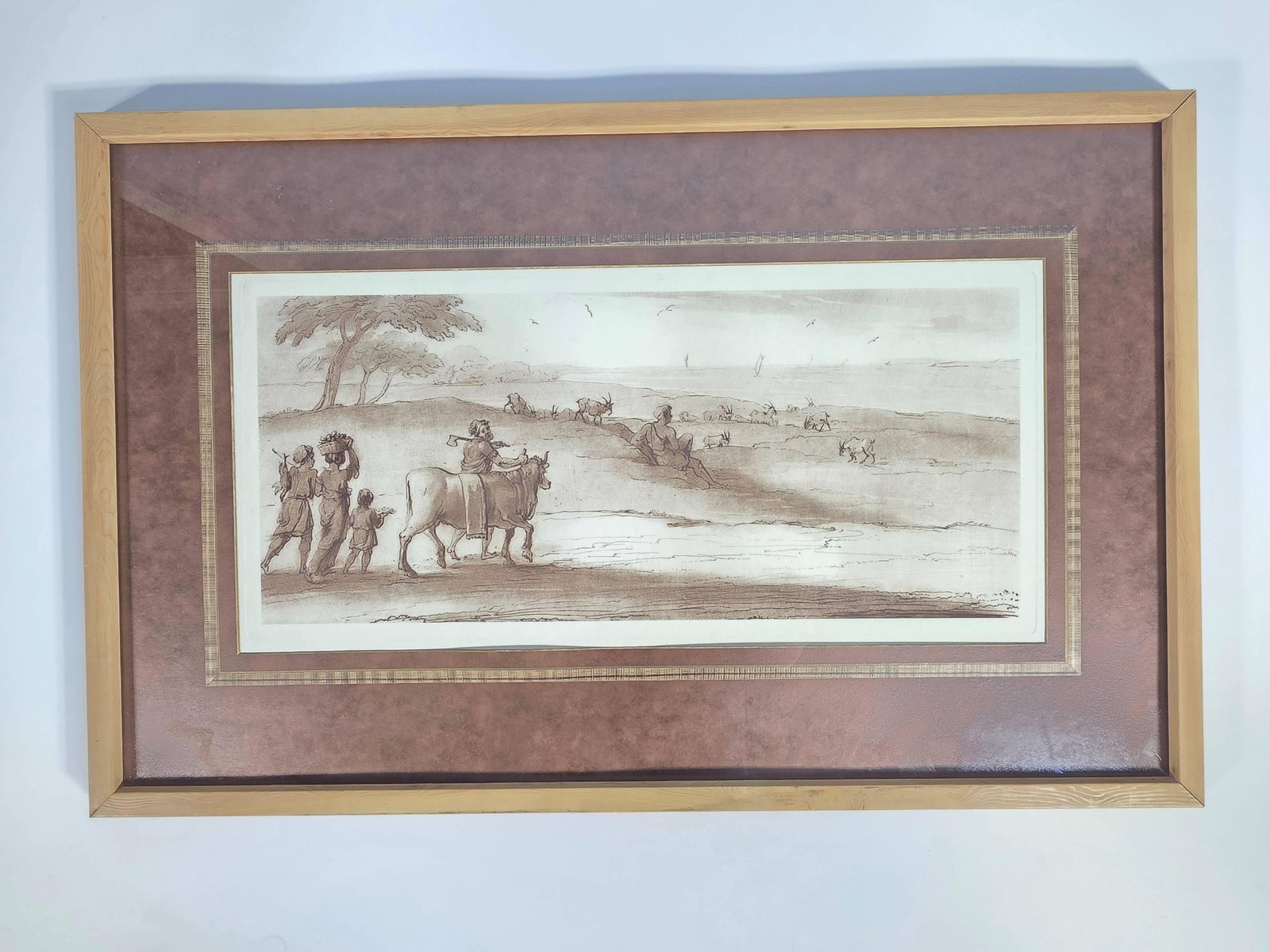 Untitled Print / Lithograph, INV. 233: Frame approx. 22.25 x 34 x 1.25 inches