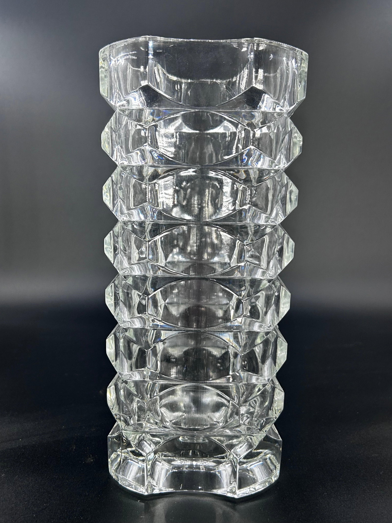 Vintage French "Windsor" Vase, INV. 487: With marking. Approx. 9.625 x 4.5 x 4.5 inches