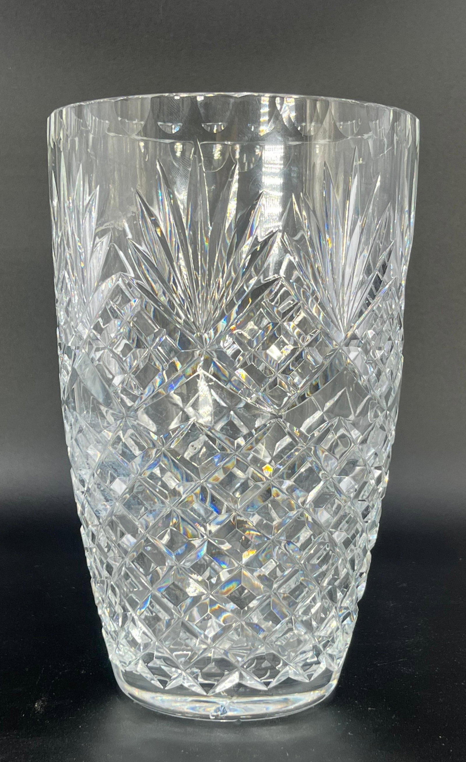 Essex Pattern Vase, INV. 735: Approx. 8.75 x 5.5 x 5.5 inches.