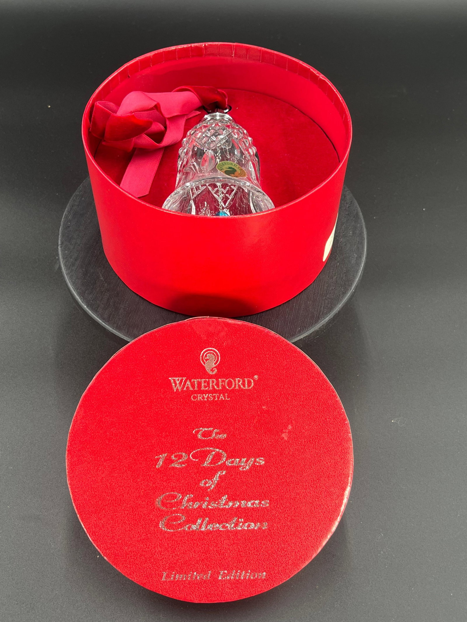 Waterford Crystal The 12 Days of Christmas Collection Ornament, Limited Edition, in Original Box,: With marking. Approx. 4.625 x 2.5 x 2.5 inches