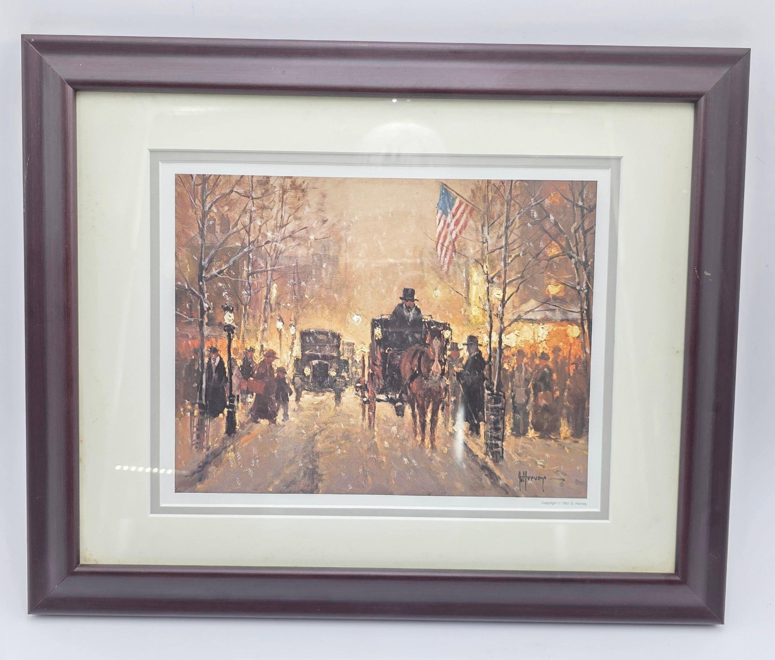 G. Harvey Print, INV. 126: 13.25 x 16.125x 1 inches