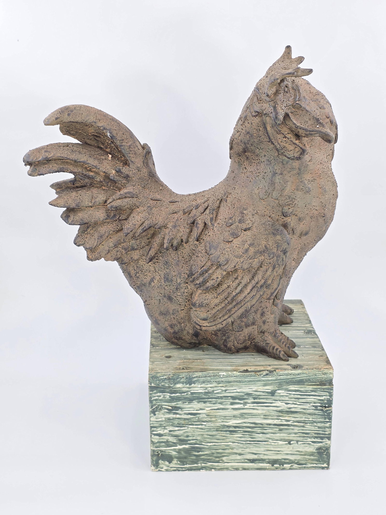 Mid-century Country Rooster, INV. 263: 18.5 x 13.5 x 8 inches