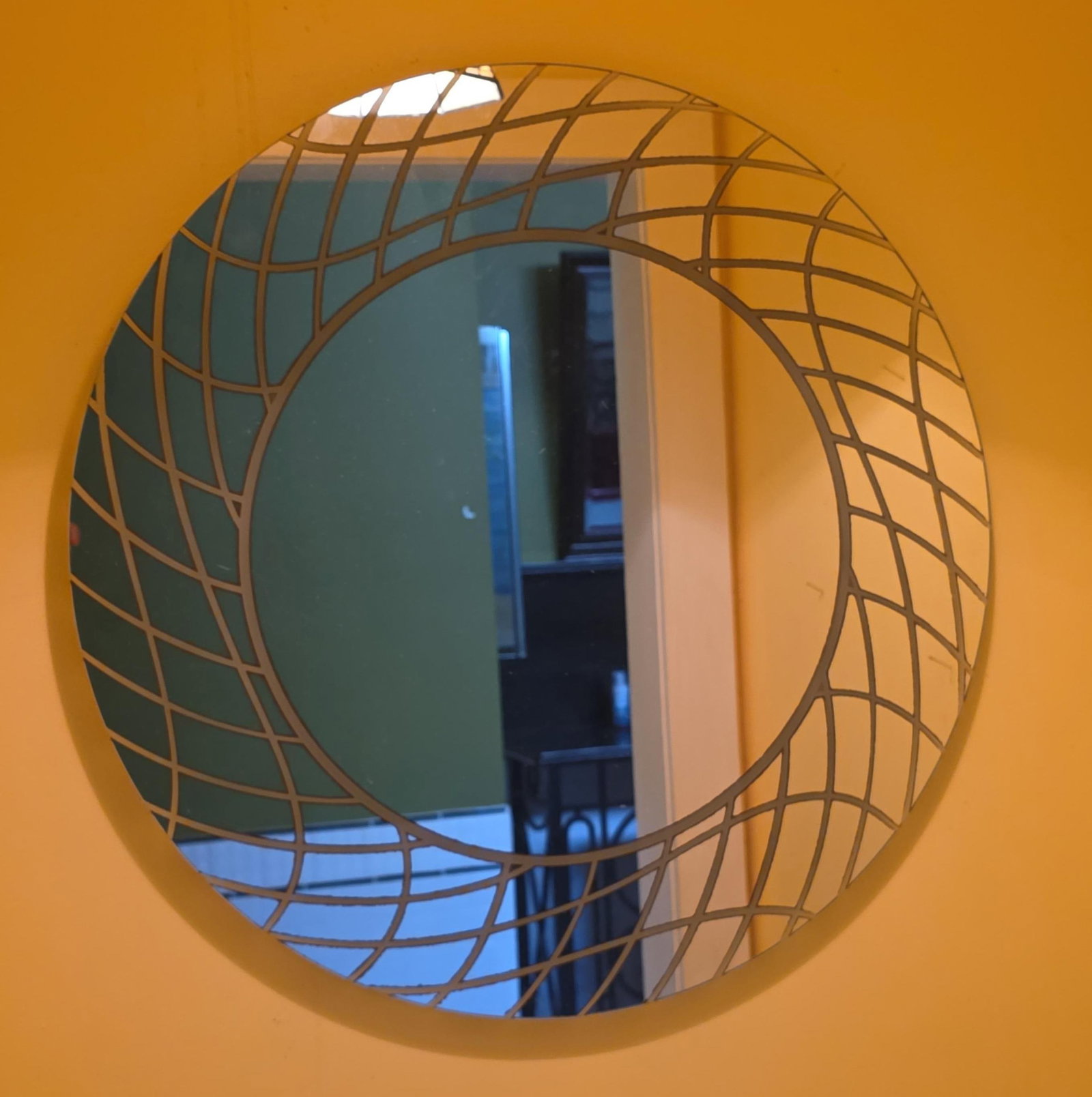 24" Decorative Mirror, INV. 864: Approx. 24 inches