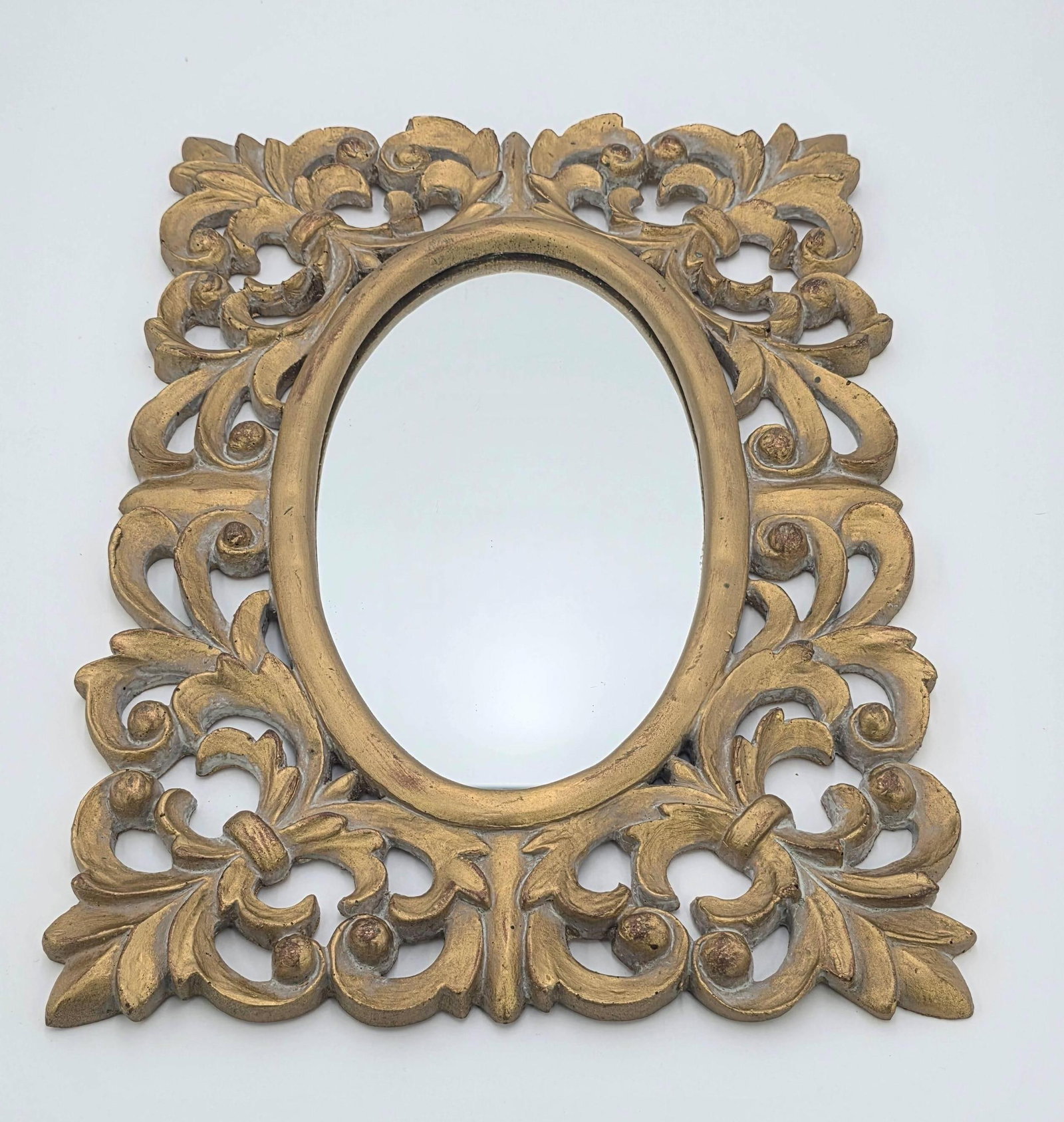Framed Mirror, INV. 2017: Approx. 15.5 x 11 x 0.75 inches