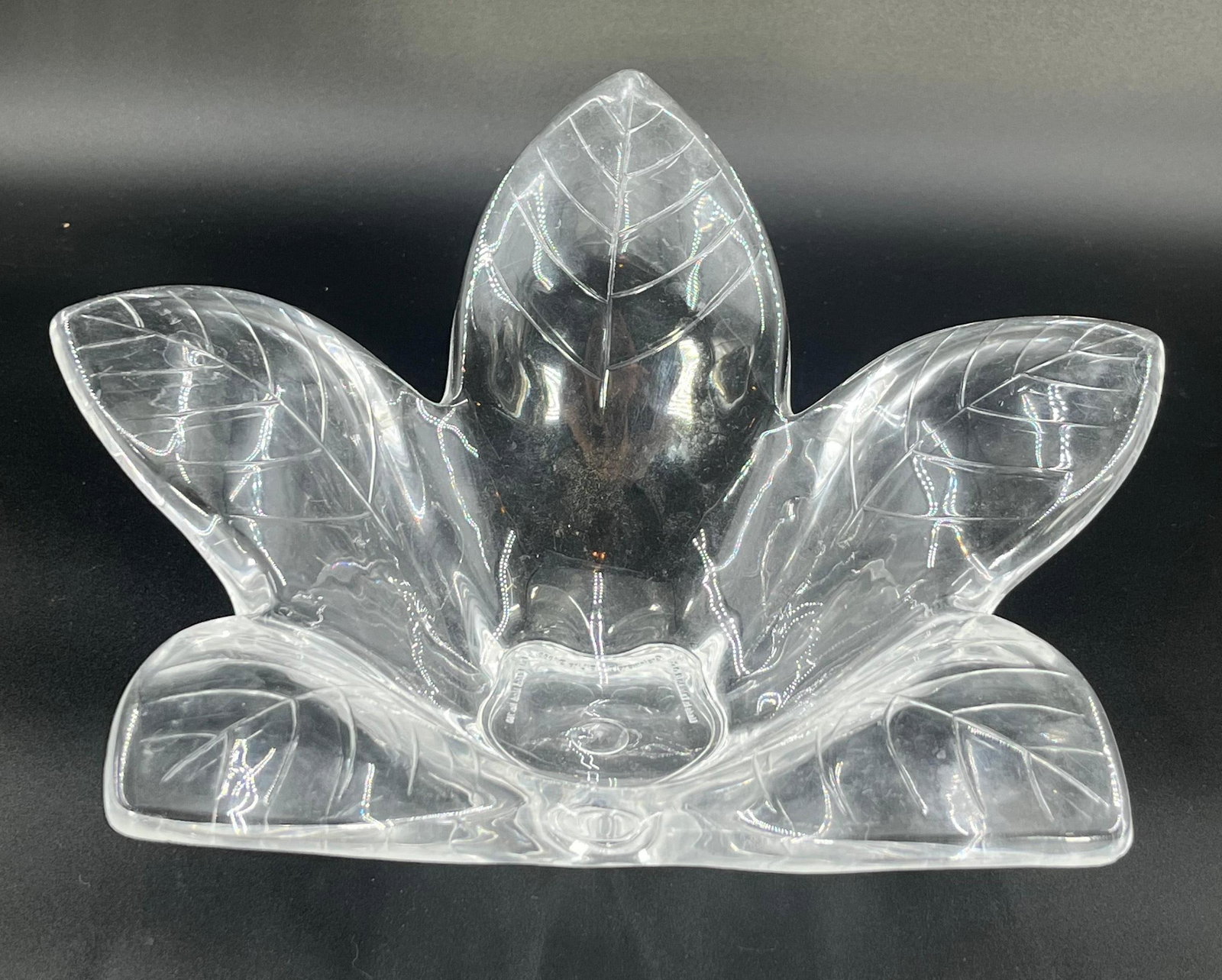 Vintage Grainware Lucite Flower Bowl, INV. 318: .