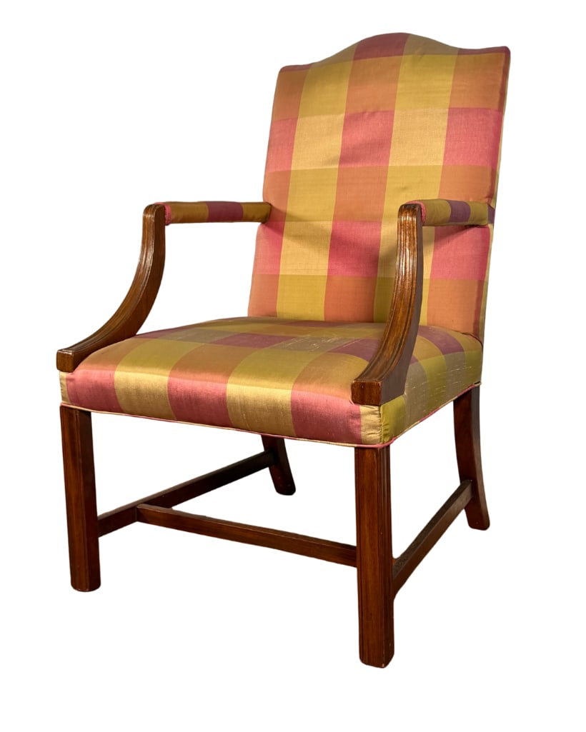 Traditional Upholstered Arm Chair, INV. 120 (1 of 3)