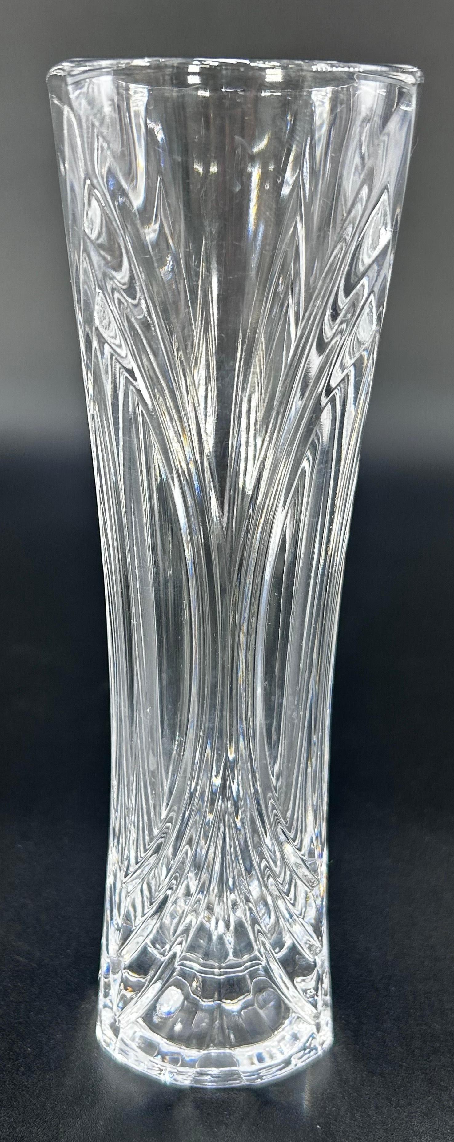 Waterford Crystal Archive Collection Vase in Original Box, INV. 449: Approx. 6.75 x 2.25 x 2.25 inches.