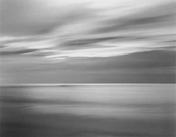 Chip Hooper: Moonlight, Tasman Sea, 2004/2005, silver print, #5/25, signed recto and on mount verso, 20"x24".