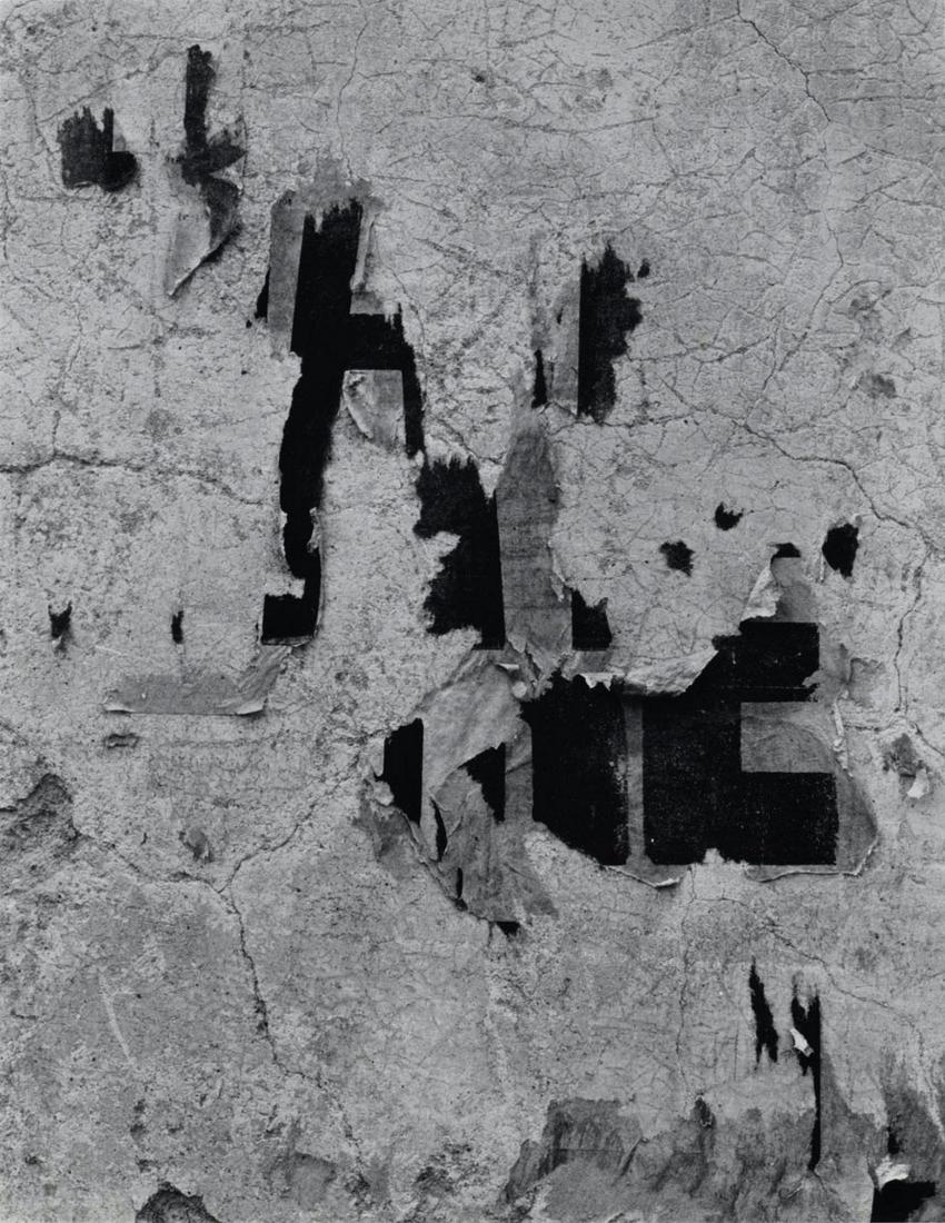 Aaron Siskind: San Luis Potosi 12, Mexico: Aaron Siskind: San Luis Potosi 12, Mexico, 1961/later, silver print, signed, titled and dated in pencil verso, Image size: 13.375"x10.375"; Sheet Size: 14"x11".