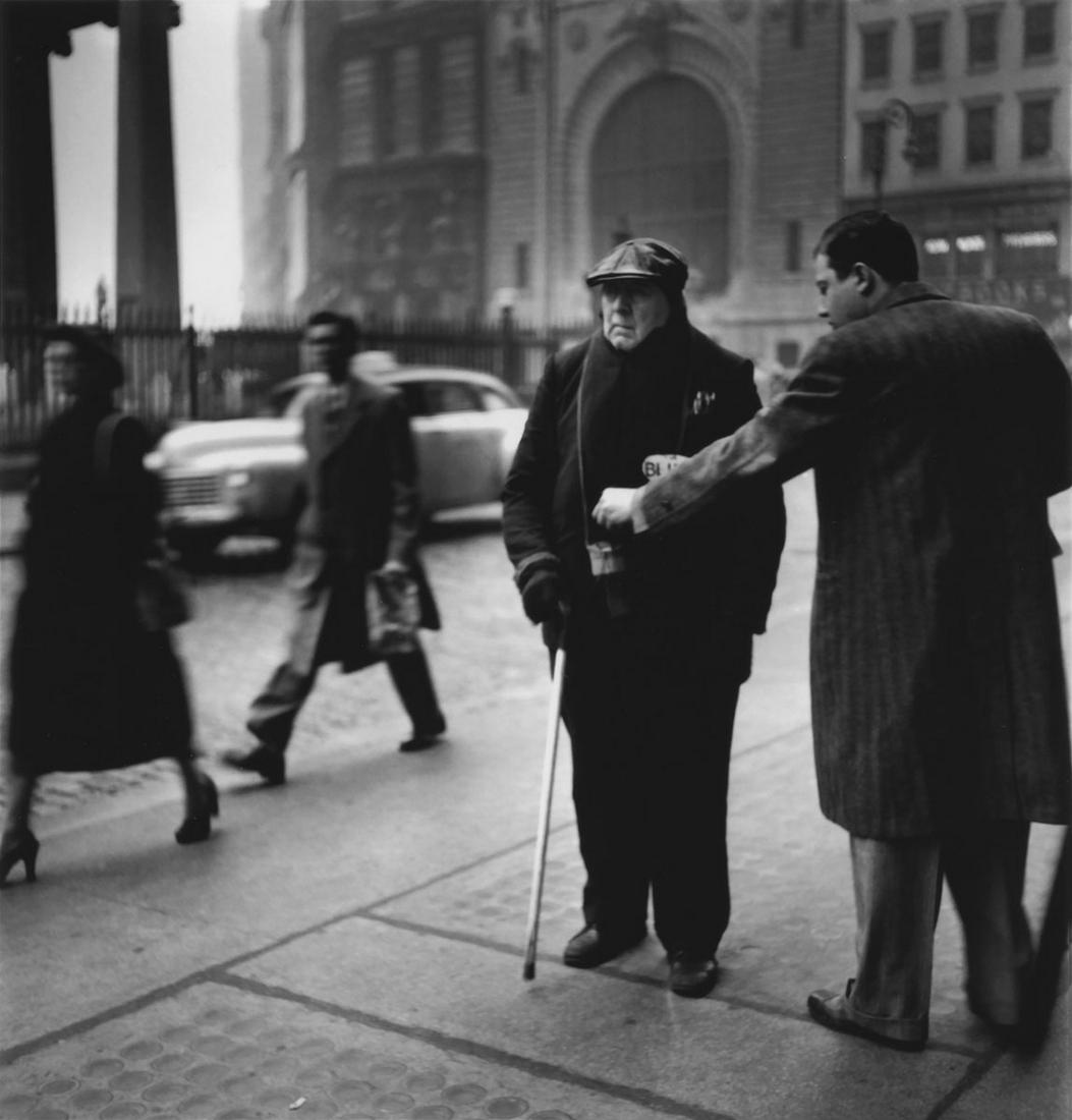Elliott Erwitt: Blind Beggar, NYC (1 of 1)