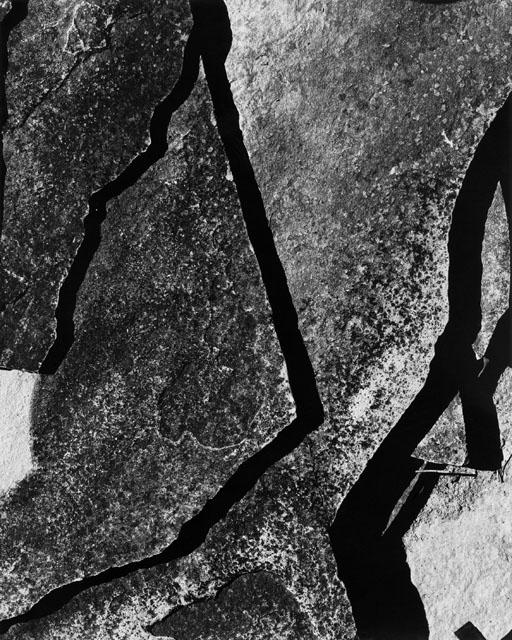 Nathan Lyons: Untitled (abstraction), ND, vintage silver print, 9.75"x7.75" (Courtesy the Tartt Gallery).