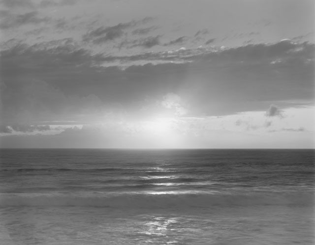 Chip Hooper: Carmel Beach, #1/25, 2003, silver print, signed recto, 20"x24".