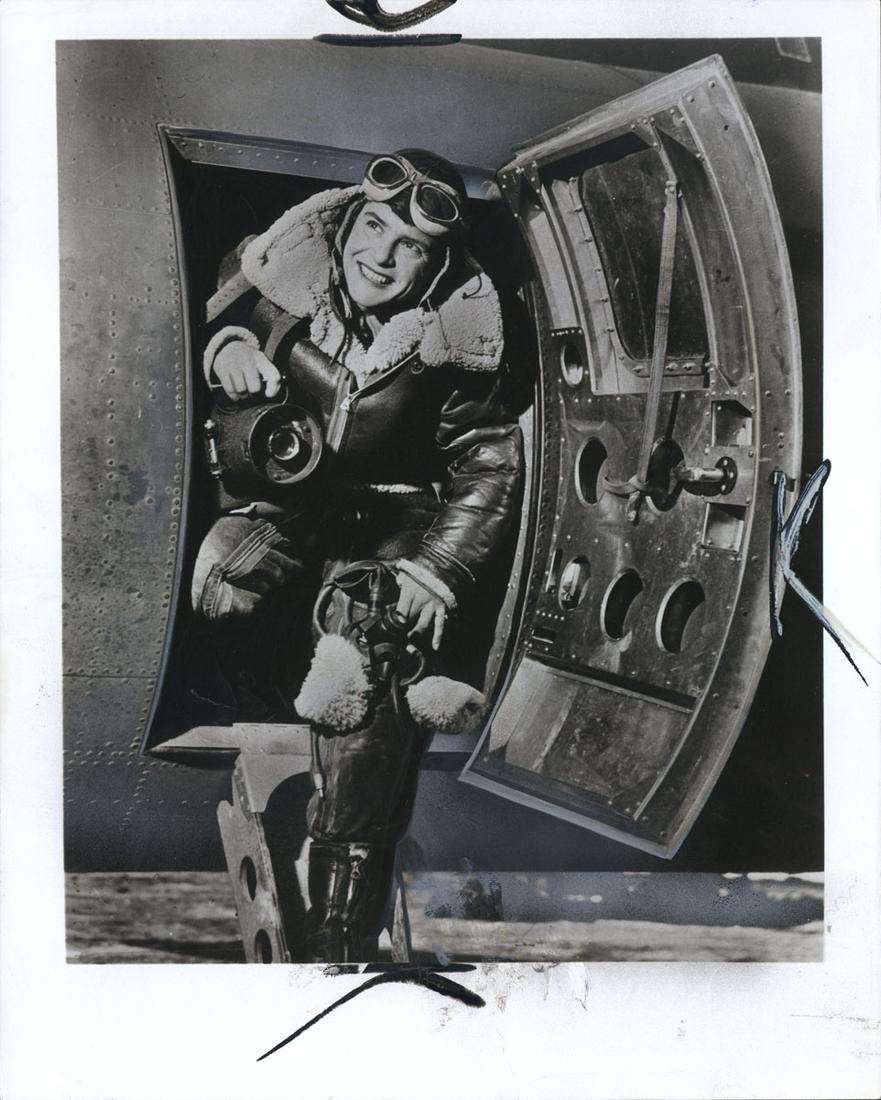 Unknown (poss. Margaret Bourke-White):  Bourke-White in (1 of 2)