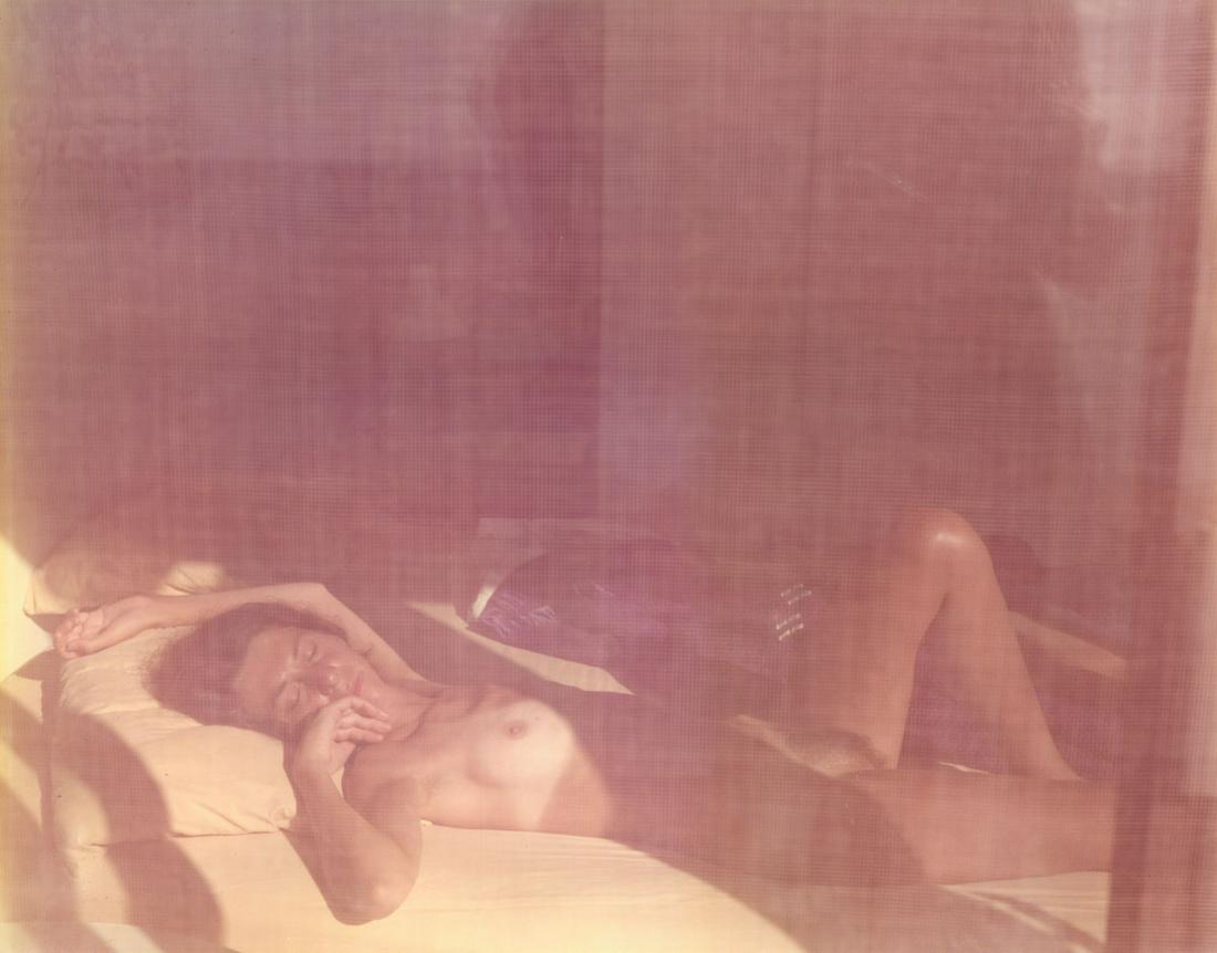 Joel Meyerowitz: Vivian, Cape Cod: Joel Meyerowitz: Vivian, Cape Cod, 1976, chromogenic print, Image size: 15.375"x19.875"; Sheet Size: 16"x20" . The vintage print may have shifted color somewhat; however, the one auction record for th