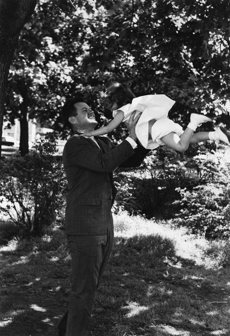 Vytas Valaitis:  Ted Kennedy Playing with His Daughter (1 of 1)