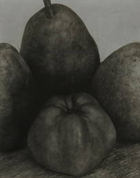 Edward Steichen:  Three Pears and an Apple